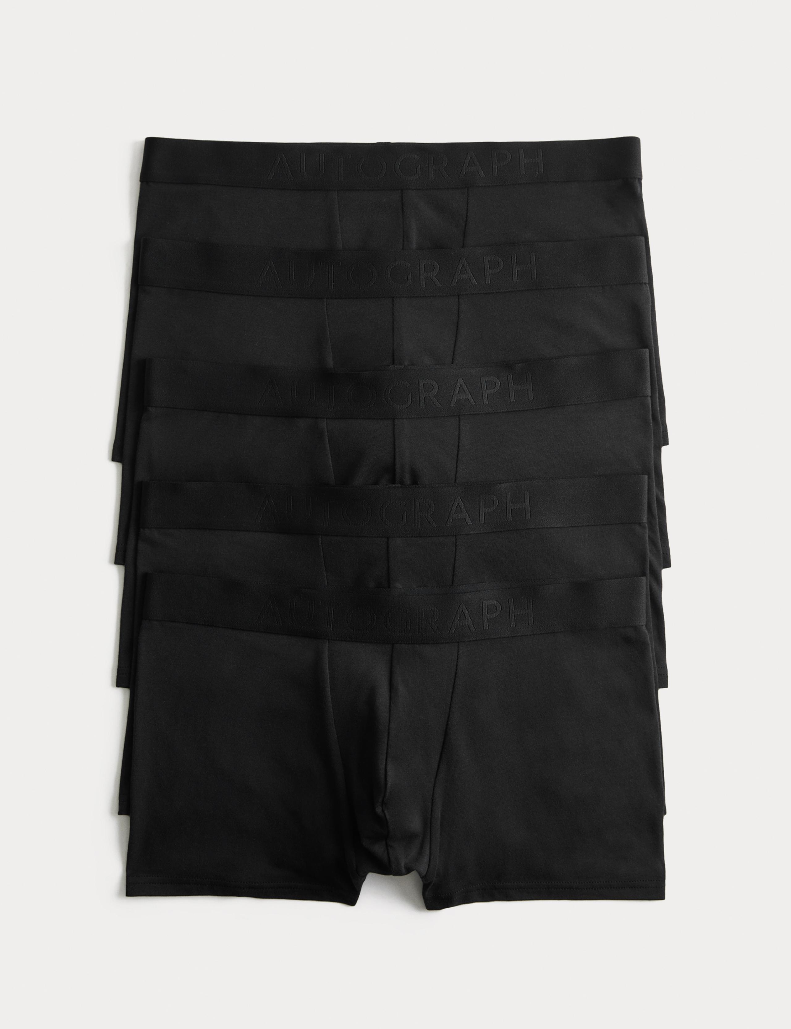 5 Pack Supima® Supersoft Hipsters 1 of 2