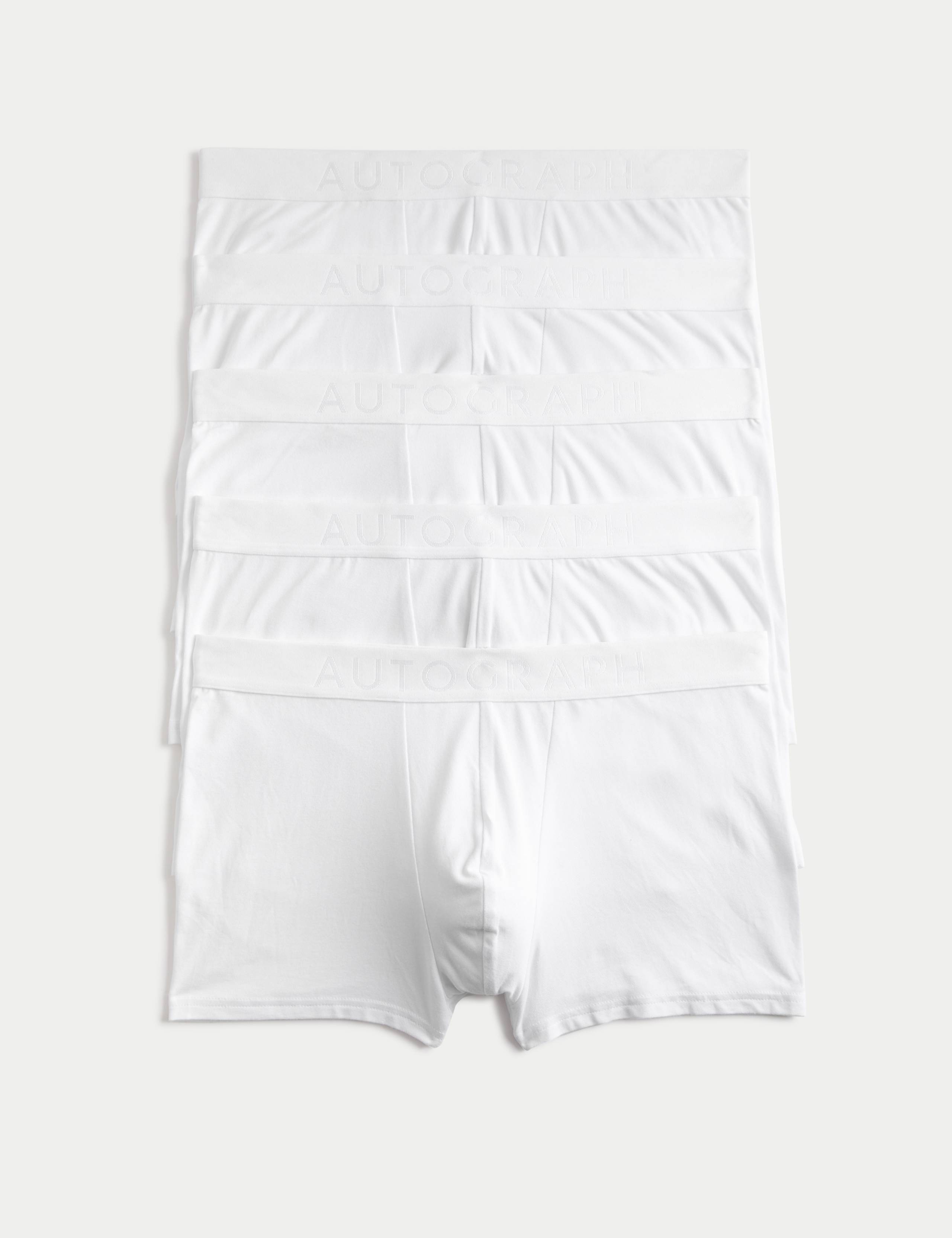 5 Pack Supima® Supersoft Hipsters 1 of 3