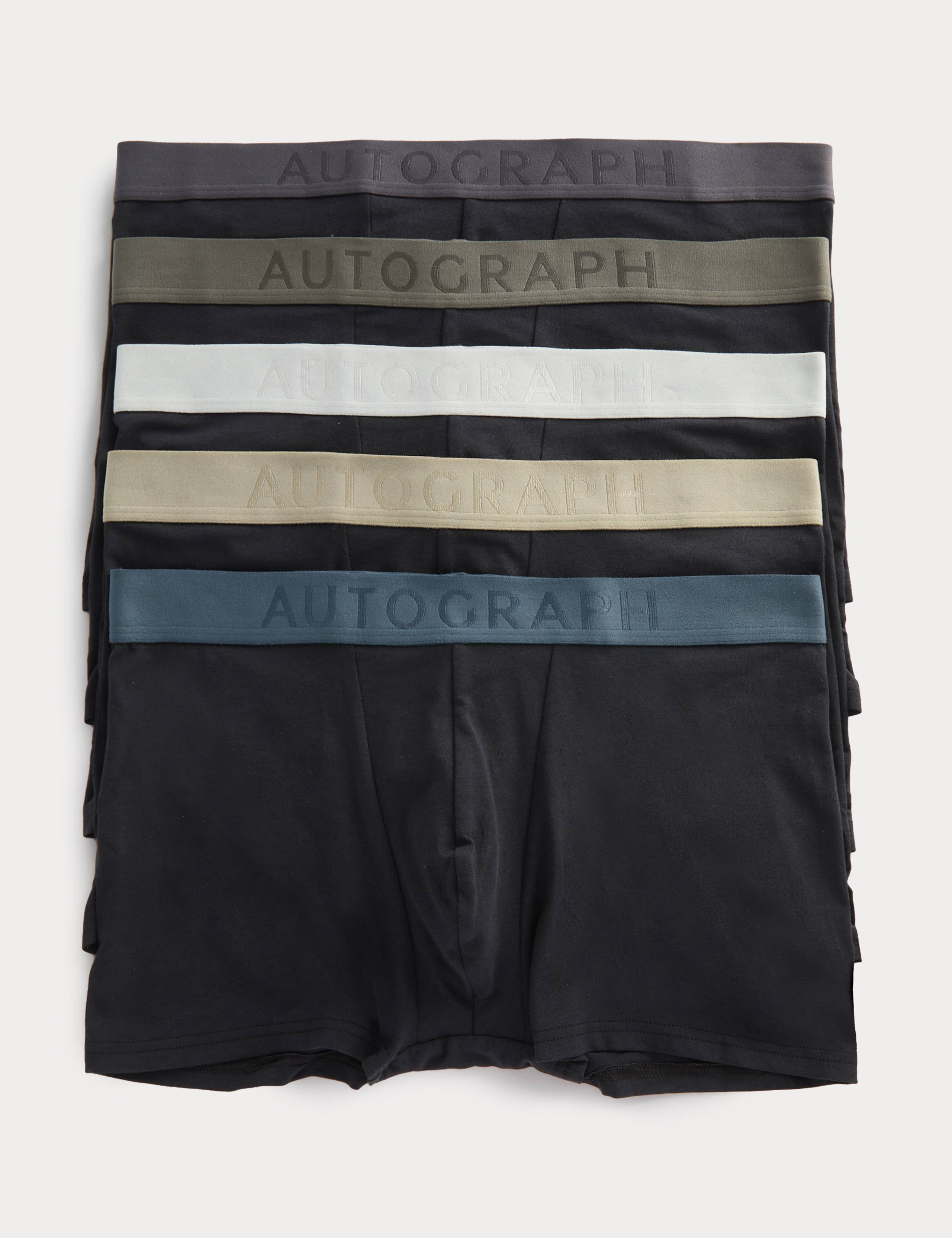 5 Pack Supima Cotton Modal Hipsters 1 of 2