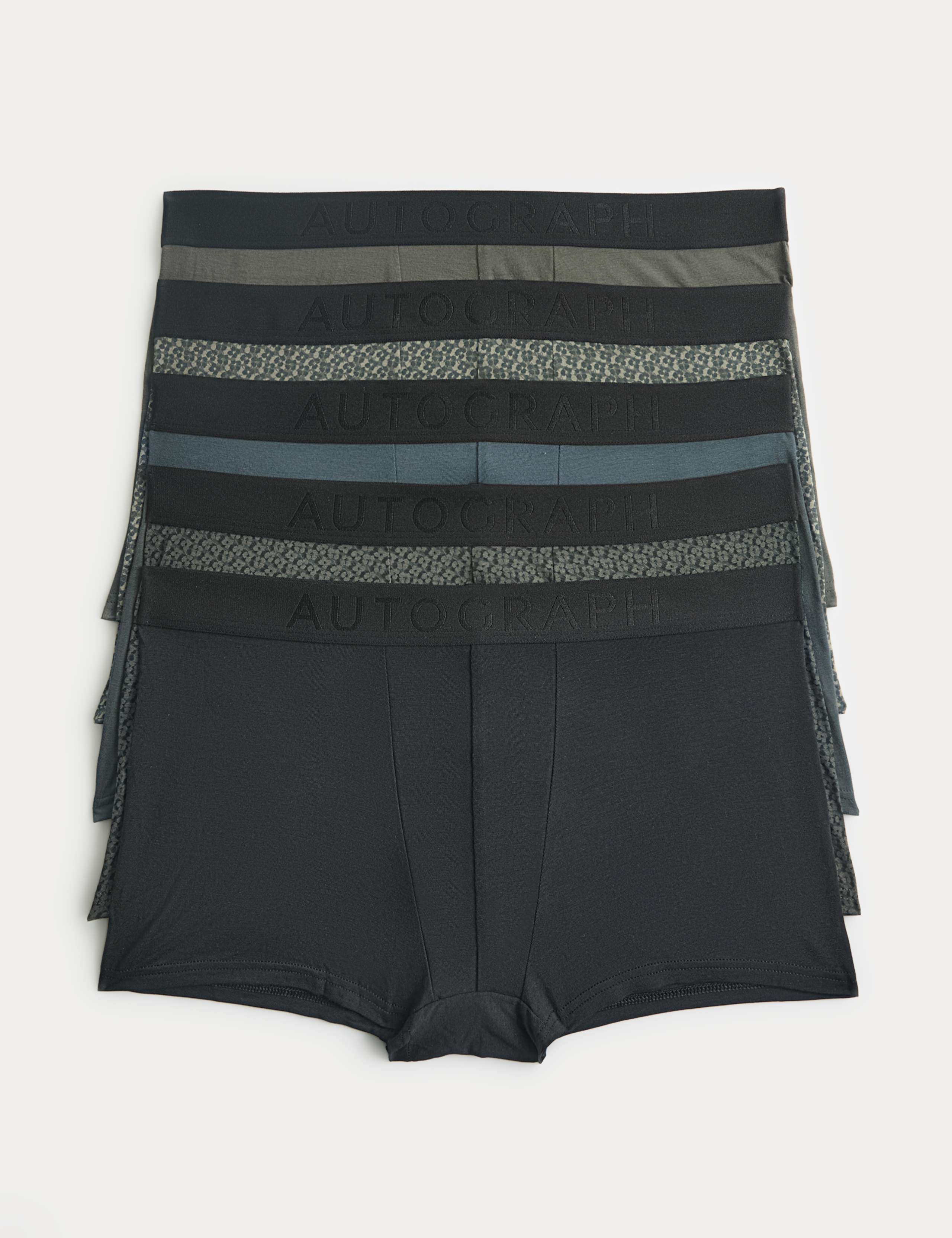 5 Pack Supersoft Cotton Hipsters 1 of 2