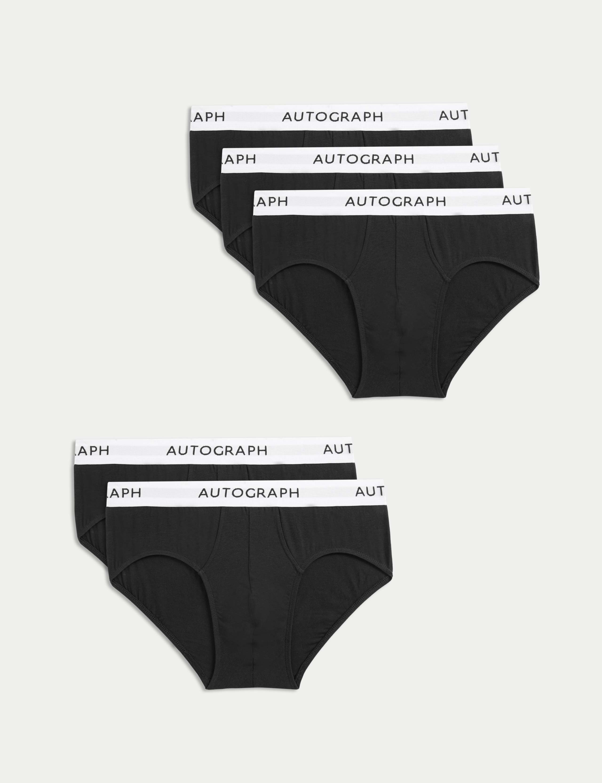 5 Pack Supima® Cotton Modal Briefs 3 of 7
