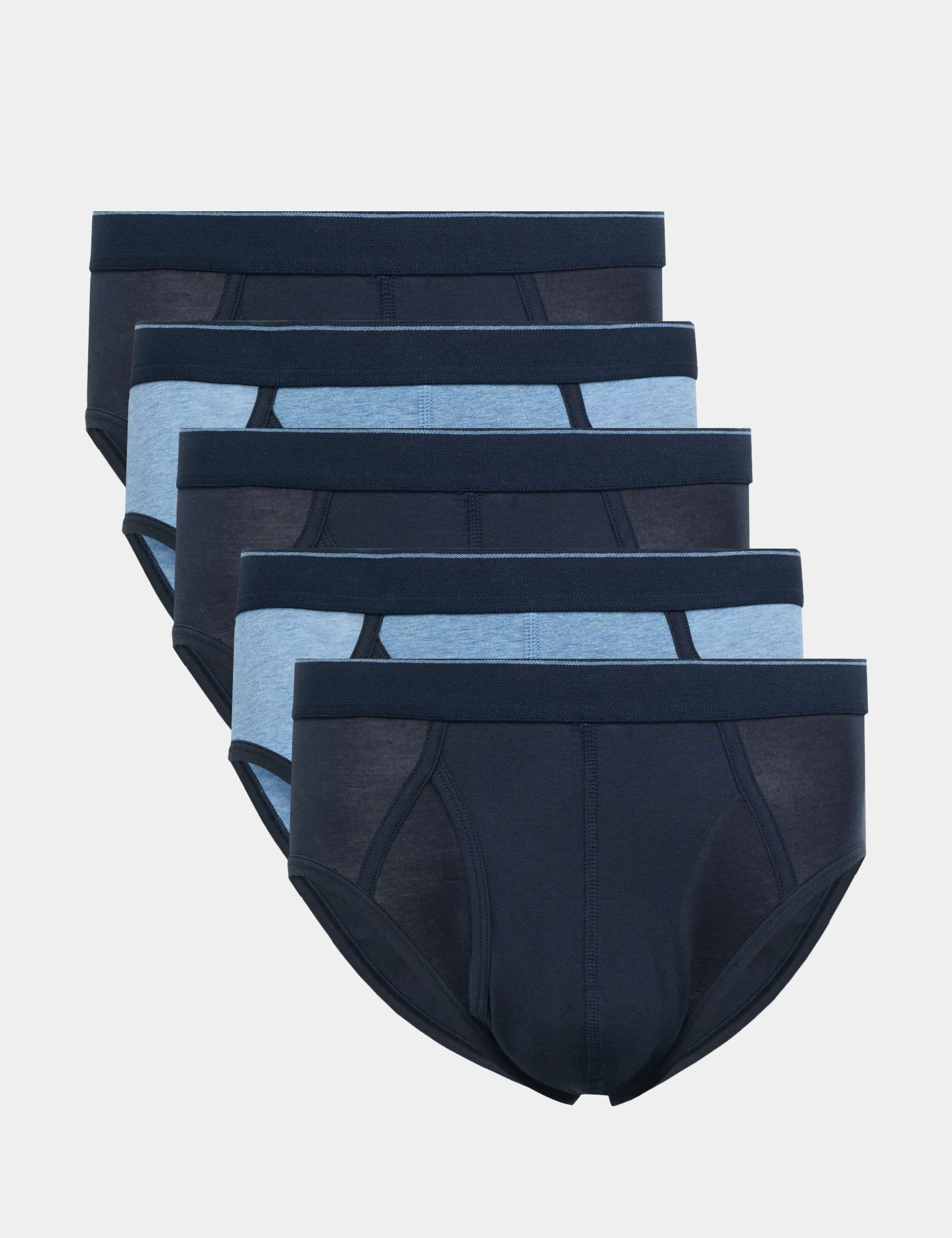 5 Pack Cotton Stretch Cool & Fresh™ Briefs 1 of 1