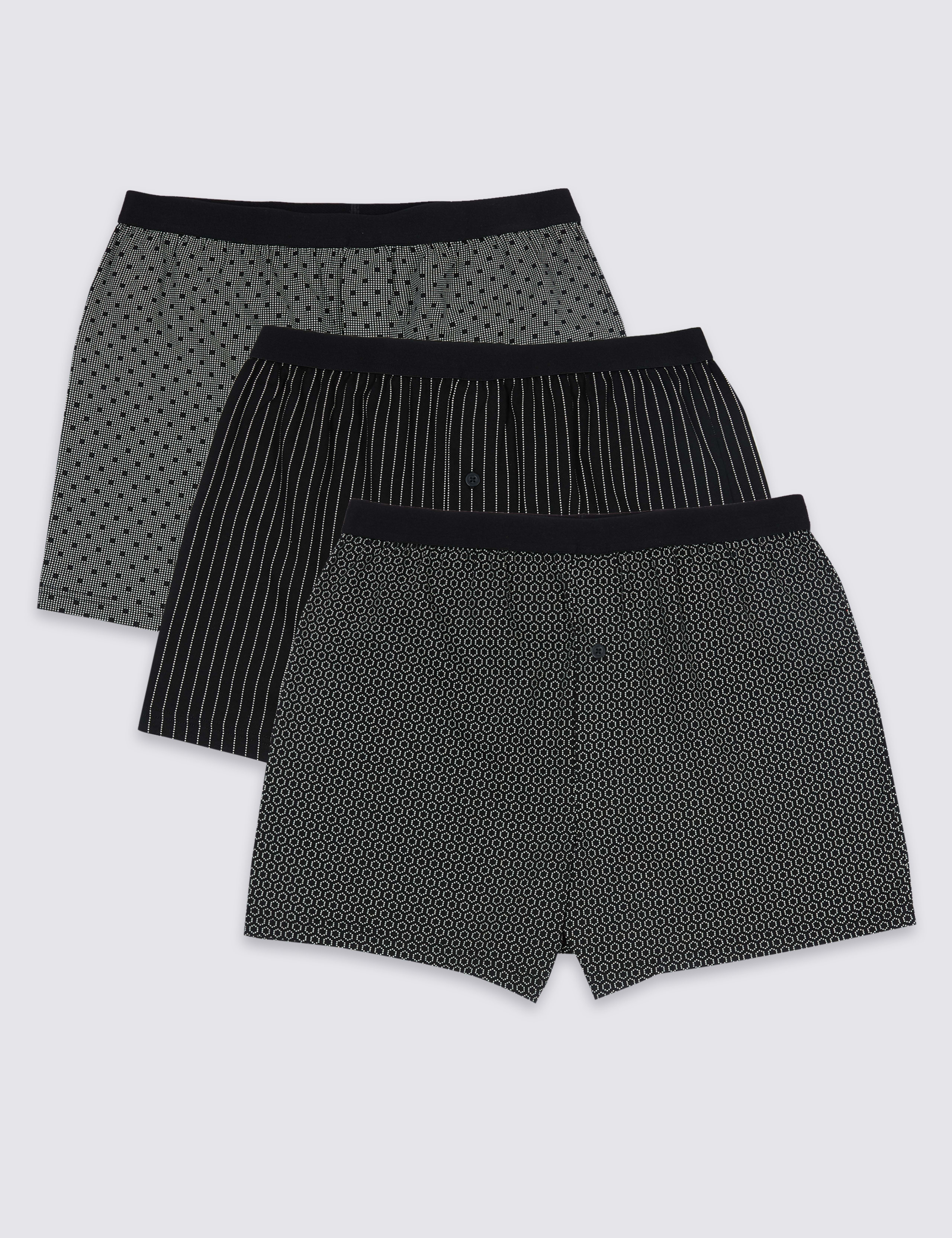 3pk Cotton Jersey Boxers 2 of 3