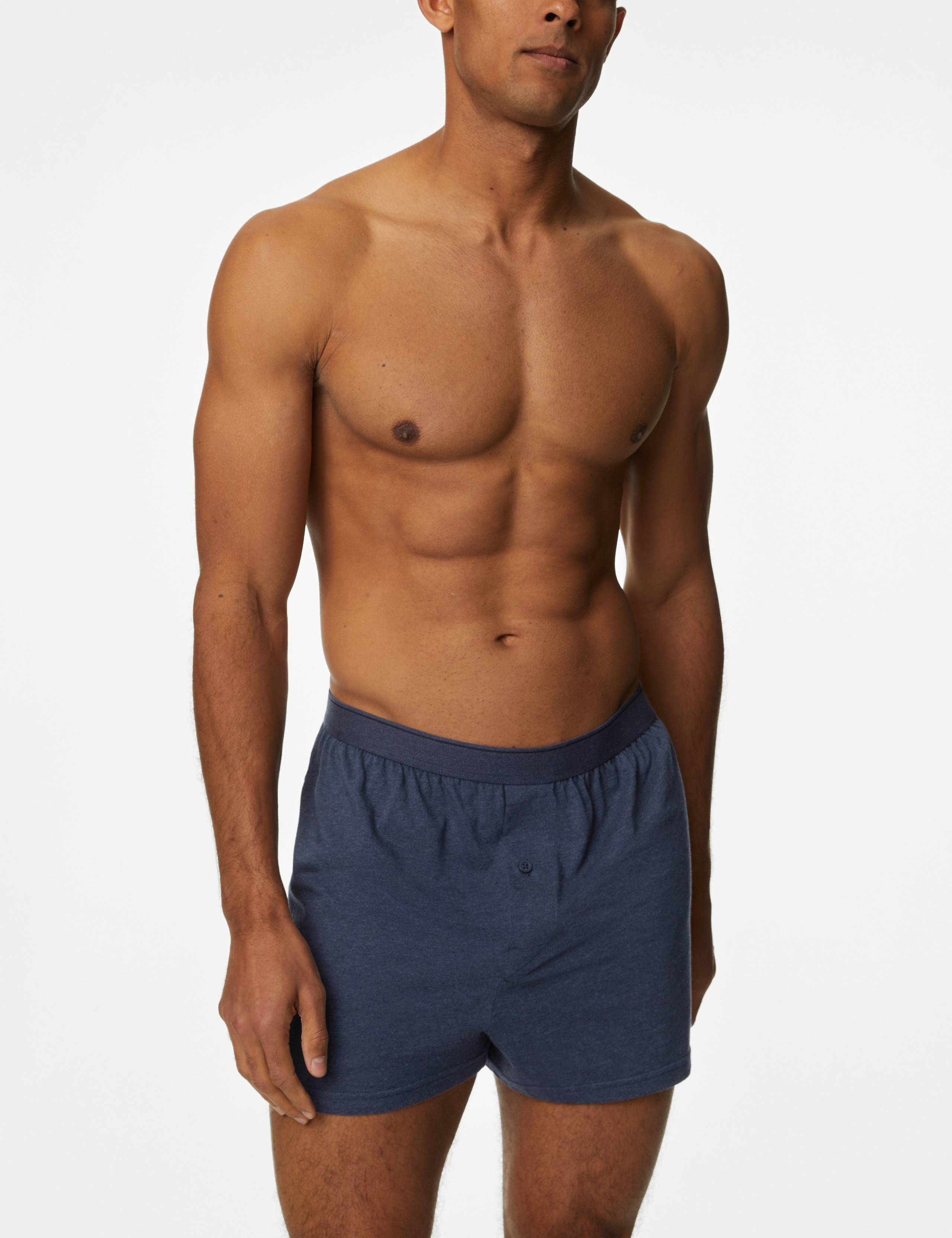 5pk Pure  Cotton Cool & Fresh™ Jersey Boxers 2 of 2
