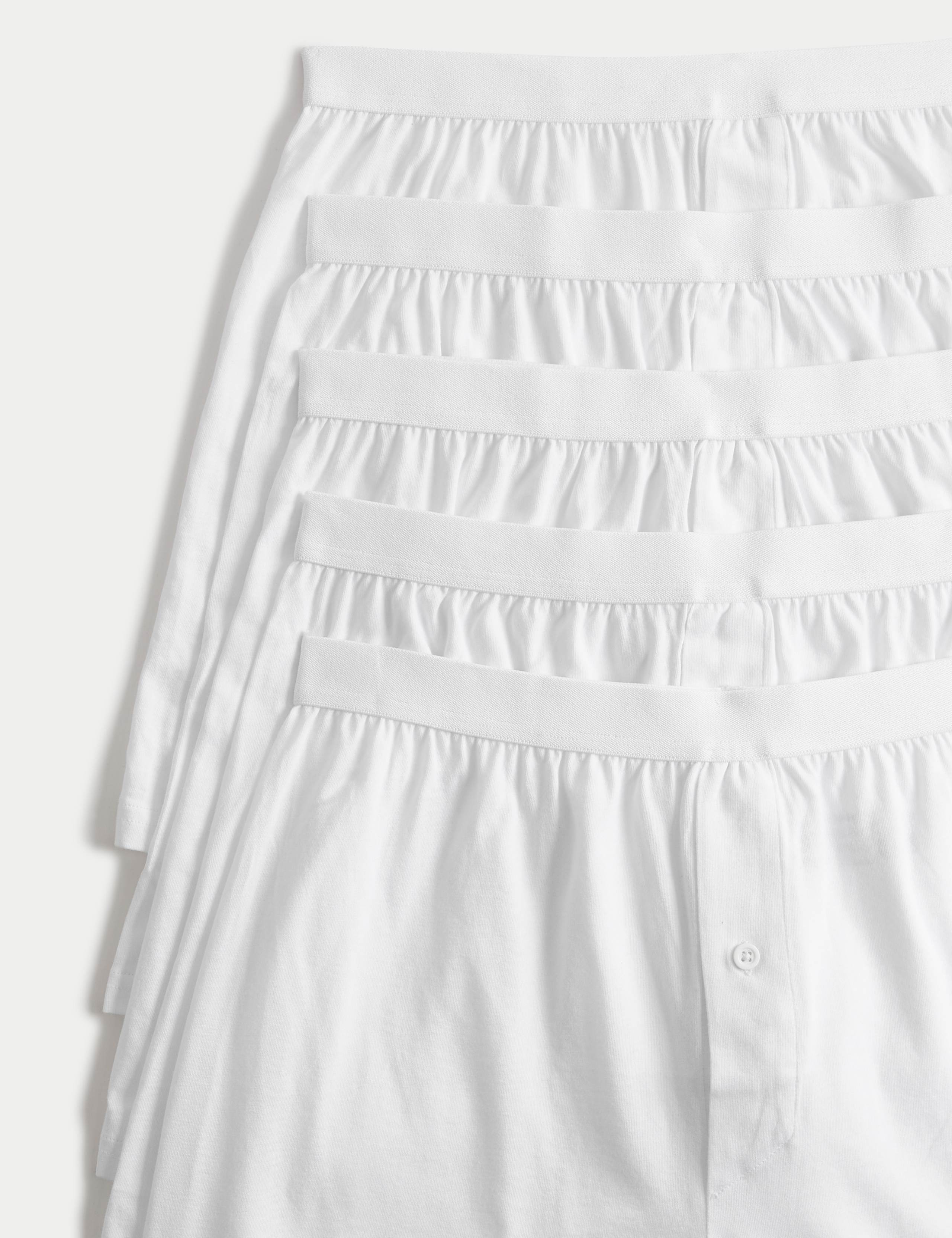 5 Pack Pure Cotton Cool & Fresh™ Jersey Boxers 2 of 2
