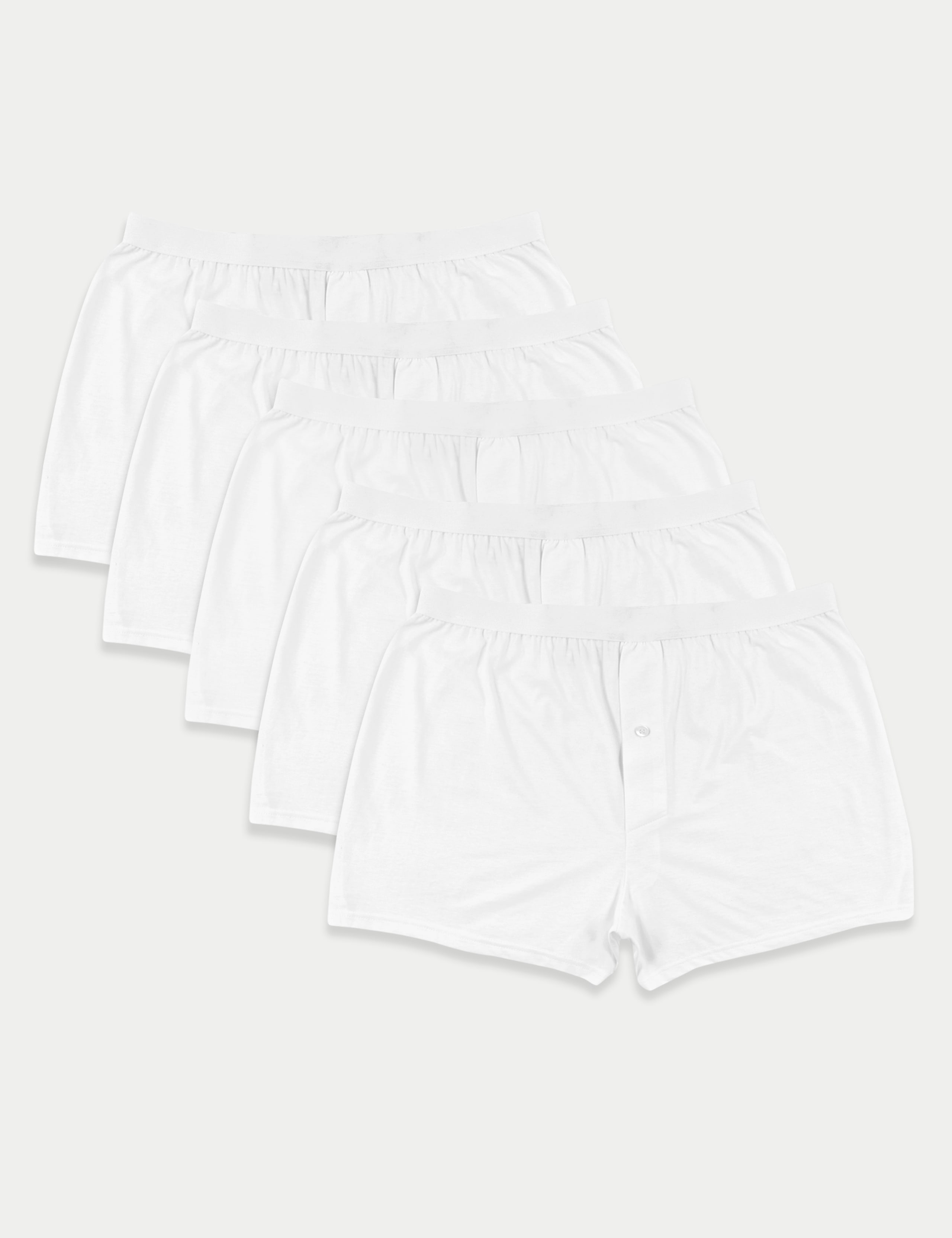 5 Pack Pure Cotton Cool & Fresh™ Jersey Boxers 2 of 3
