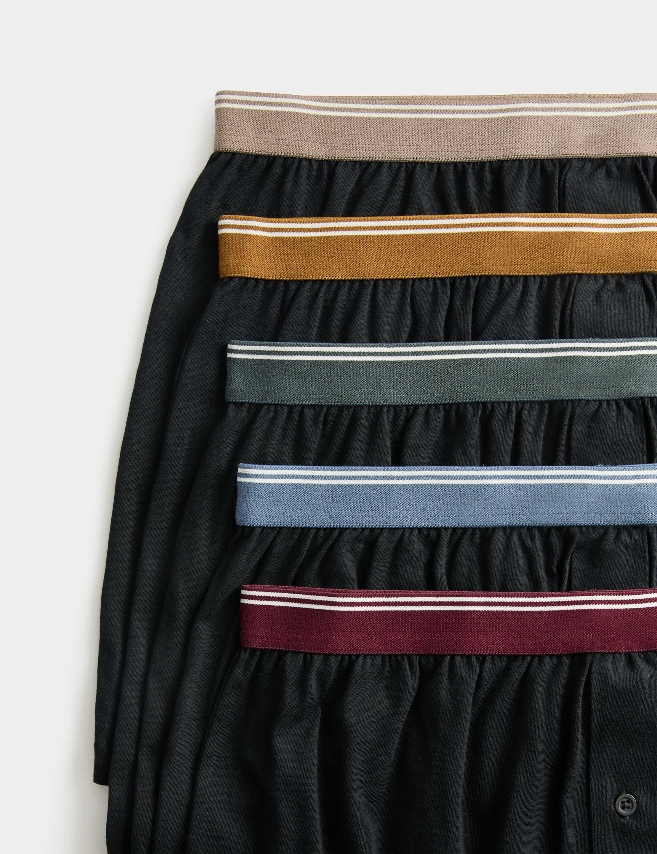 5pk Pure Cotton Cool & Fresh™ Jersey Boxers 2 of 2