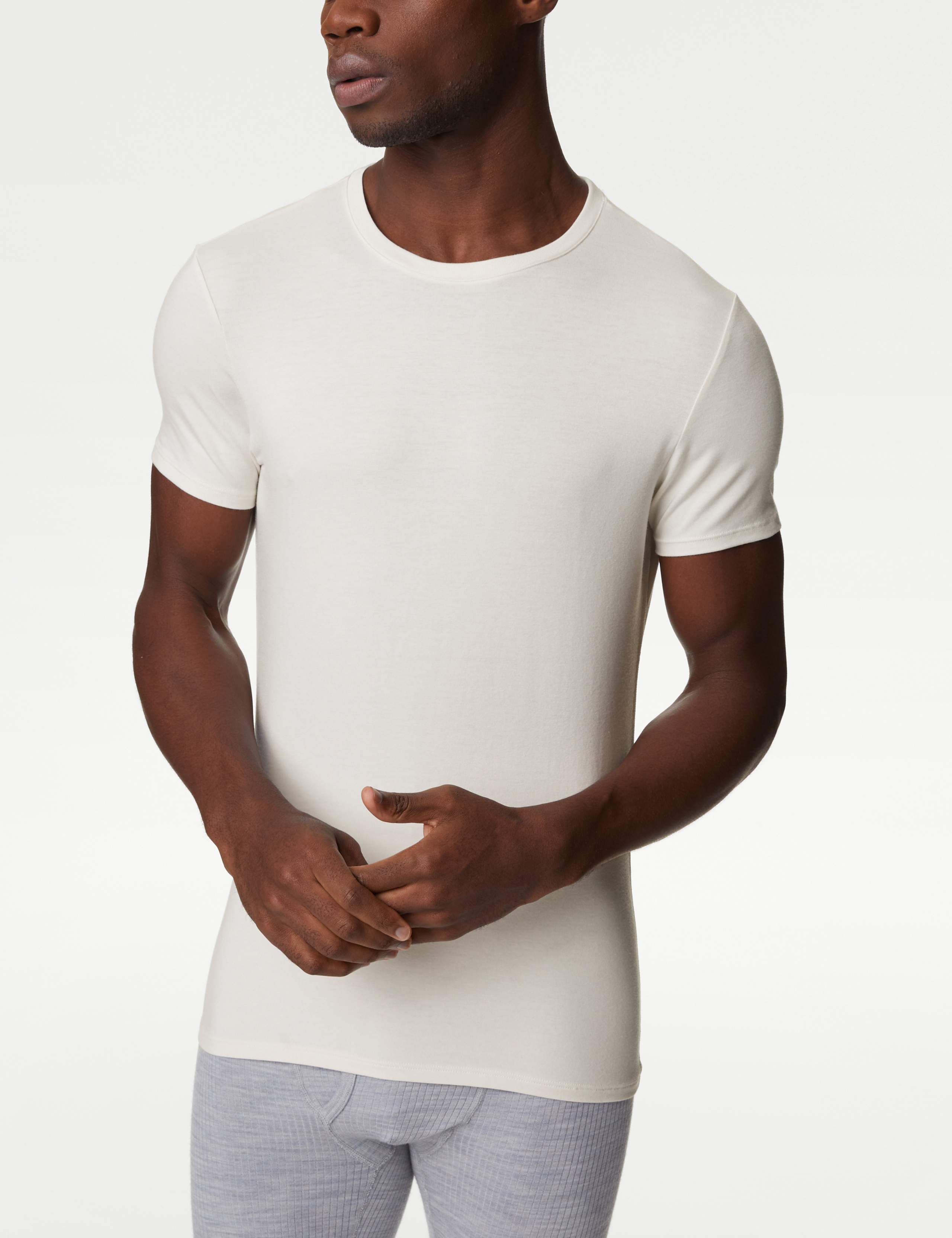 2 Pack Heatgen™ Light Thermal Short Sleeve Tops 2 of 2