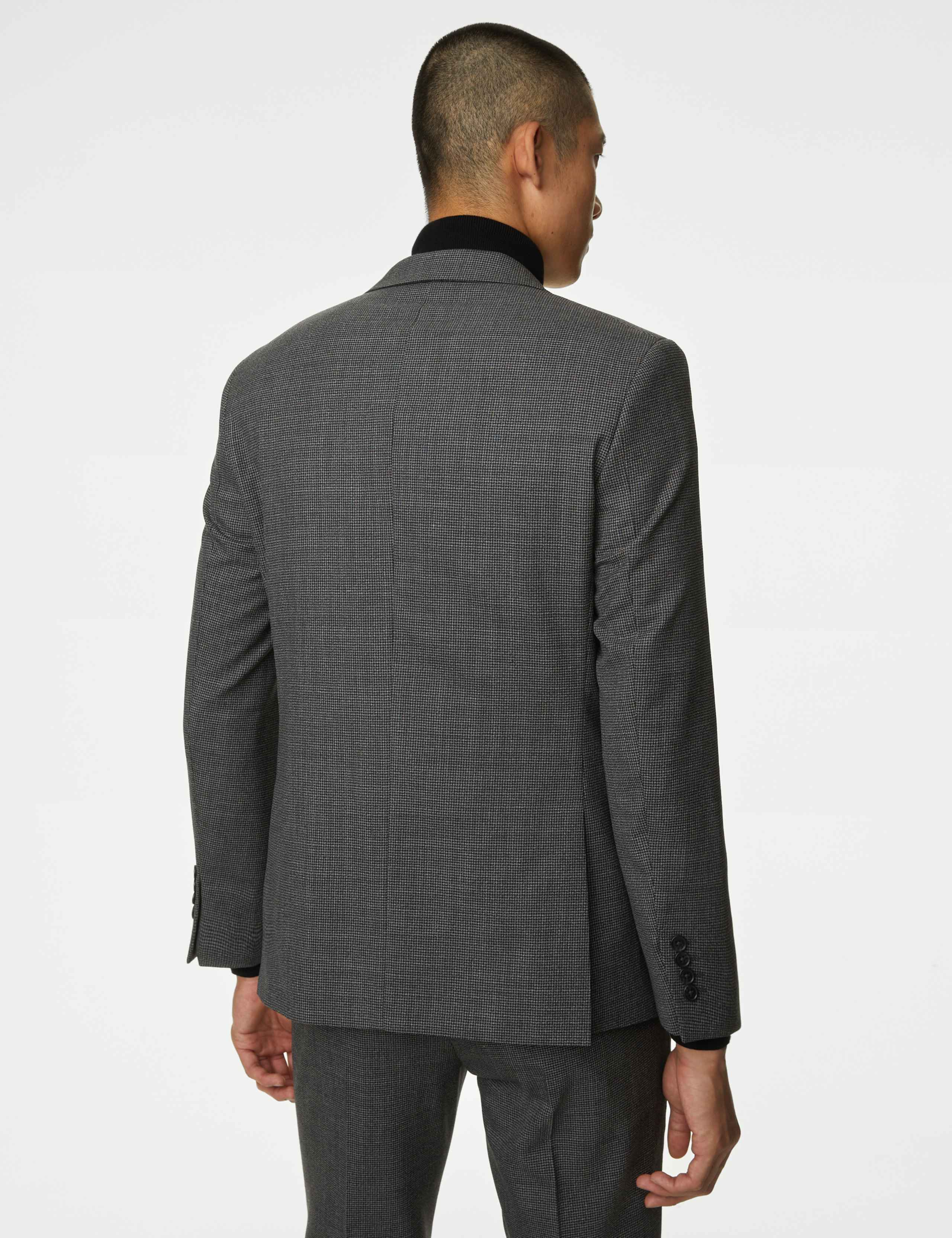 Tailored Fit Wool Blend Suit Jacket 6 of 9