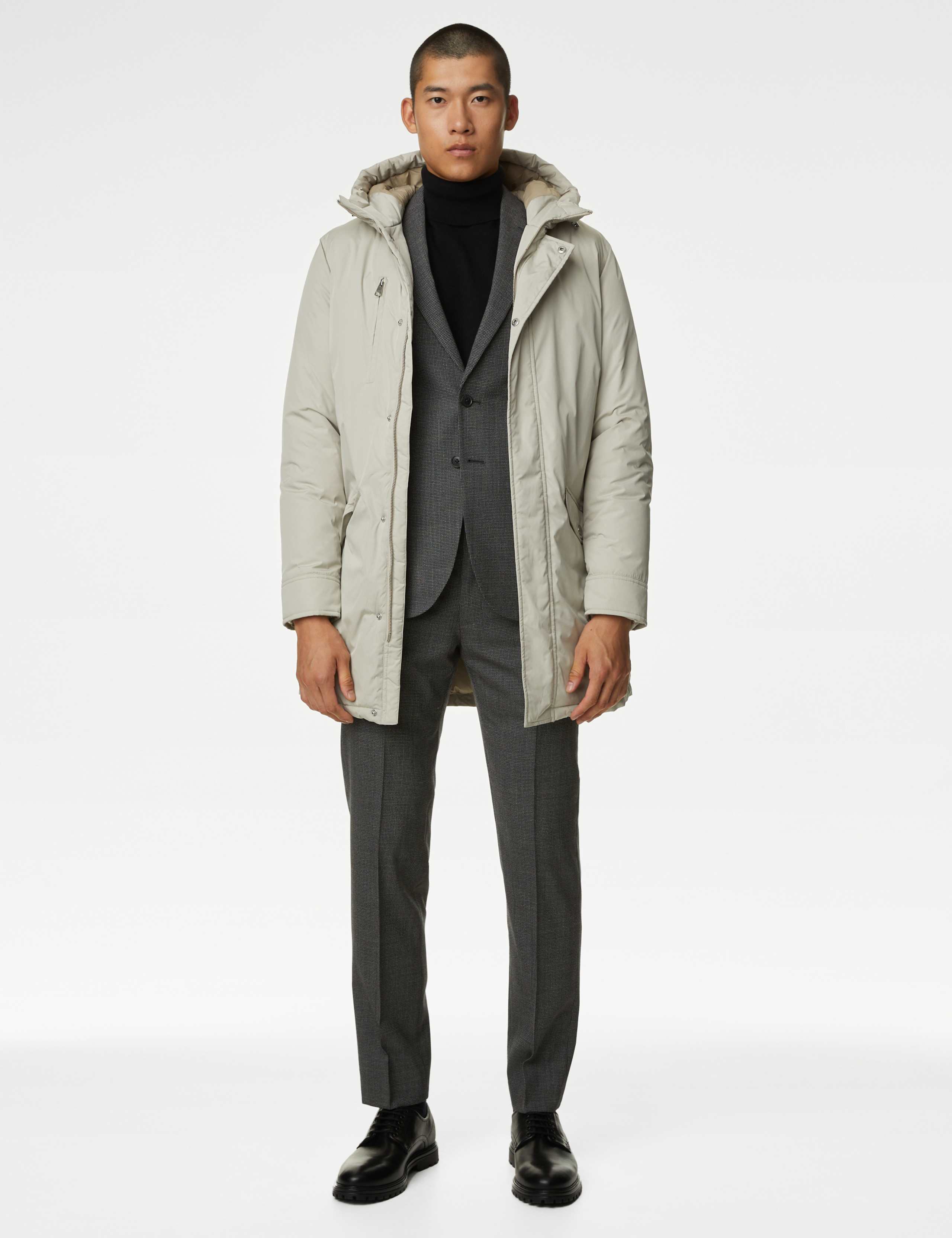 Tailored Fit Wool Blend Suit Jacket 9 of 9