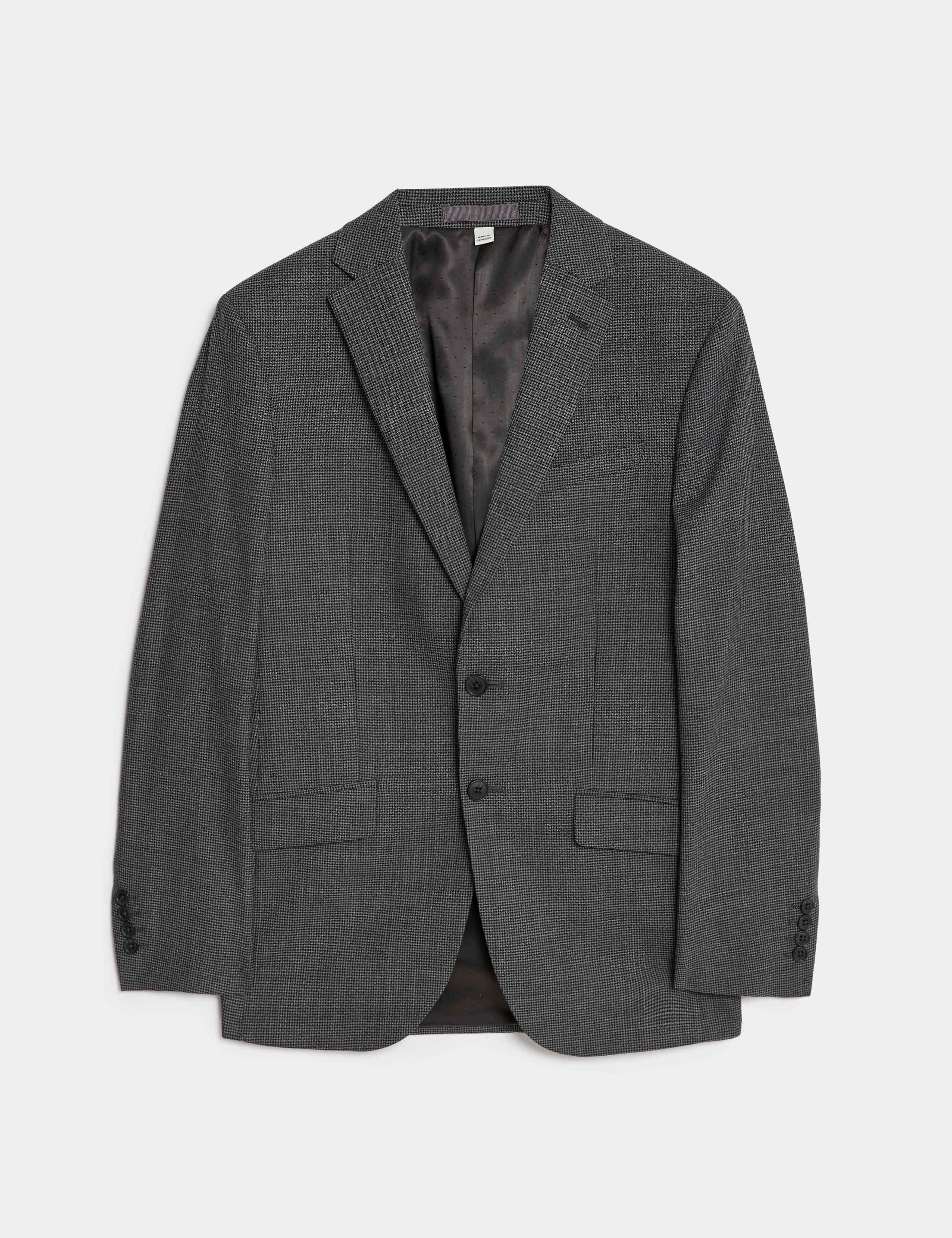 Tailored Fit Wool Blend Suit Jacket 2 of 9