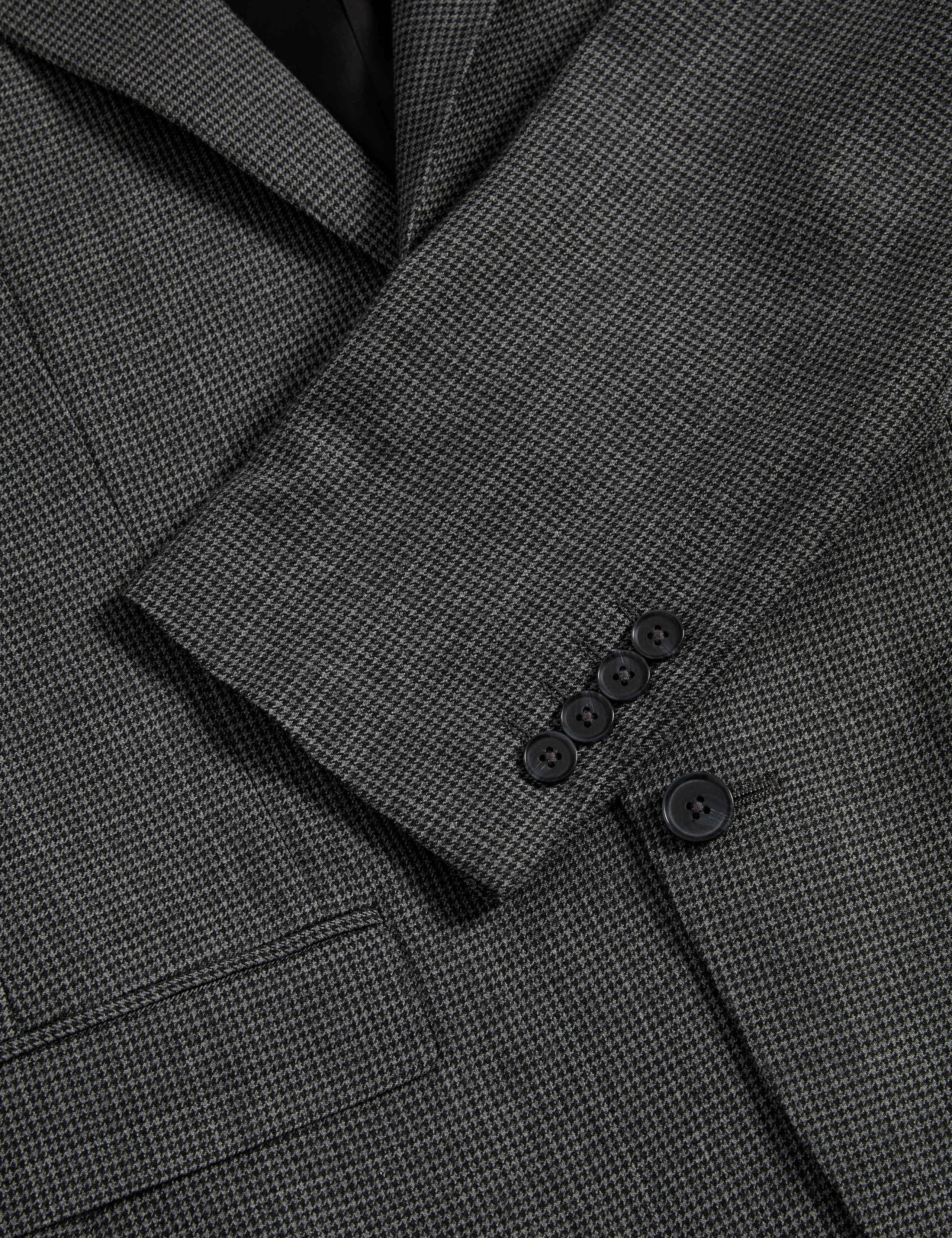 Tailored Fit Pure Wool Puppytooth Jacket 2 of 2