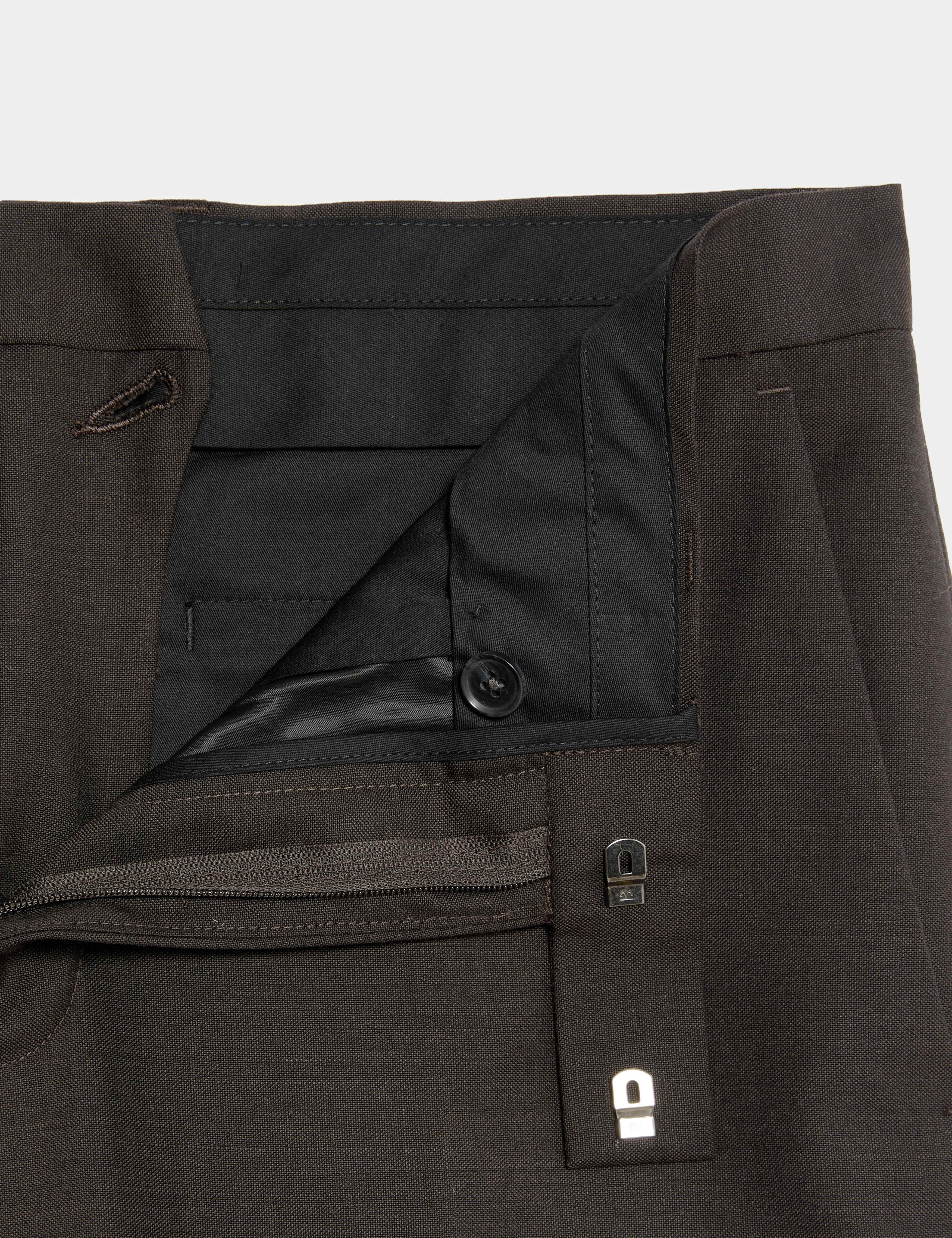 Tailored Fit Wool Blend Suit Trousers 2 of 2