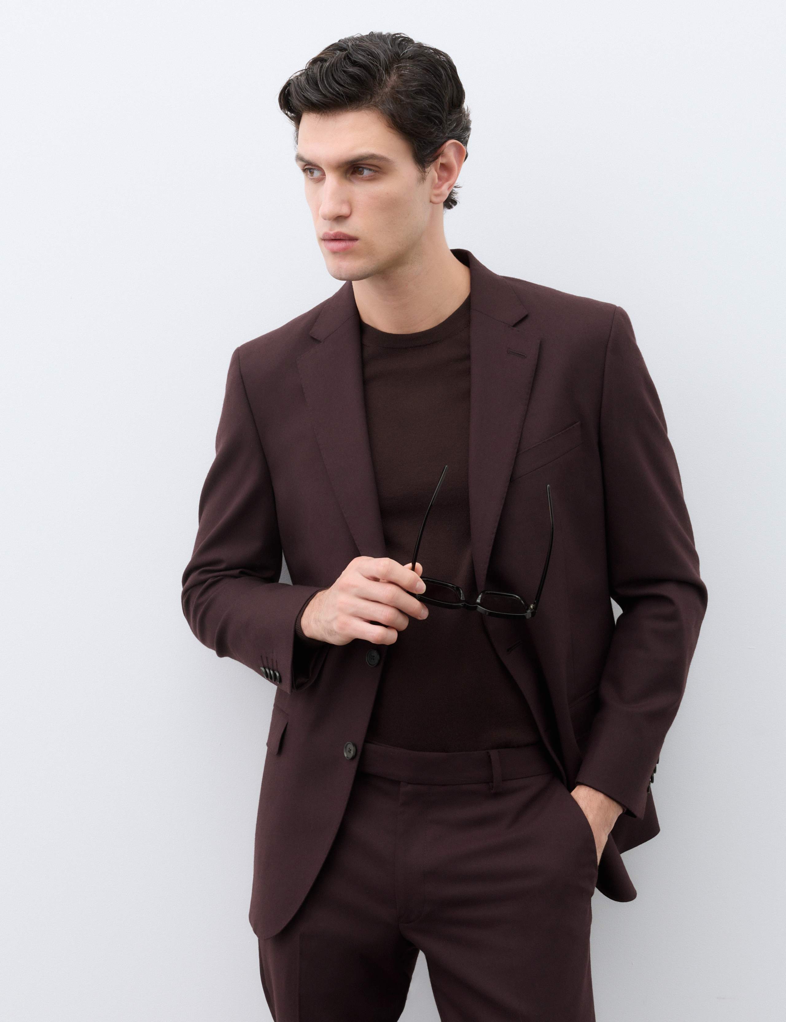 Italian Wool Blend Performance Jacket 1 of 7