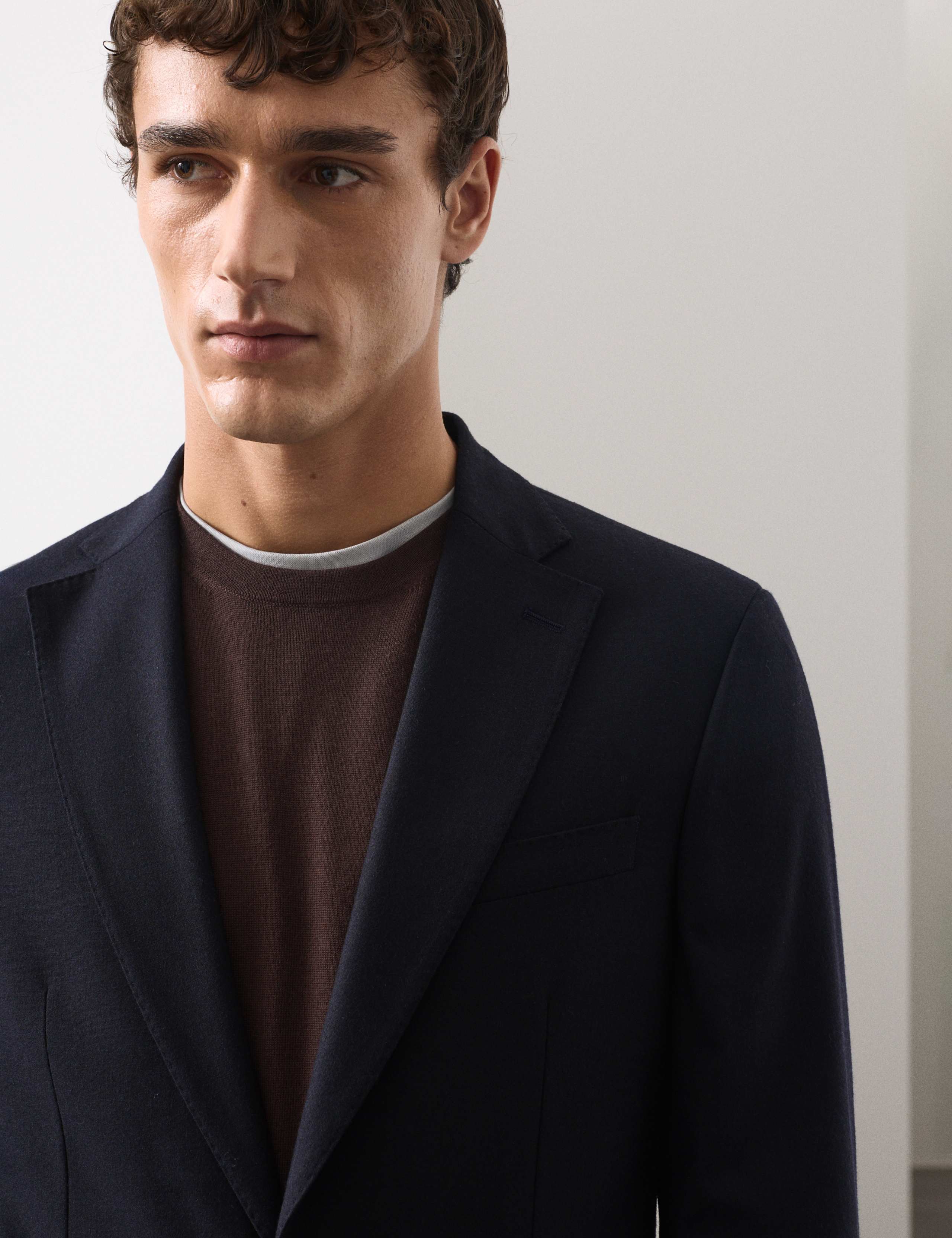 Tailored Fit Italian Wool Blend Performance Jacket 3 of 7
