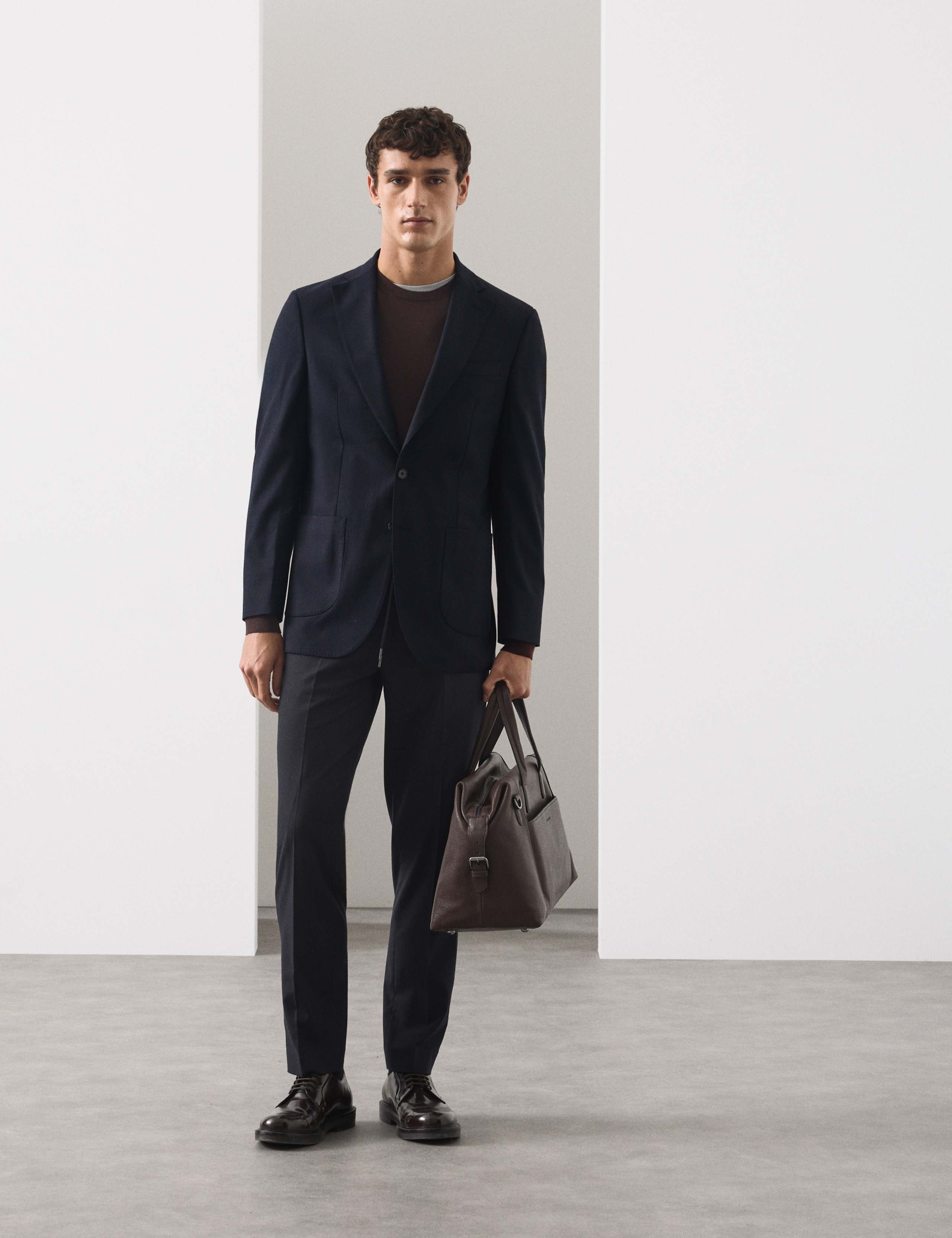 Tailored Fit Italian Wool Blend Performance Jacket 6 of 7