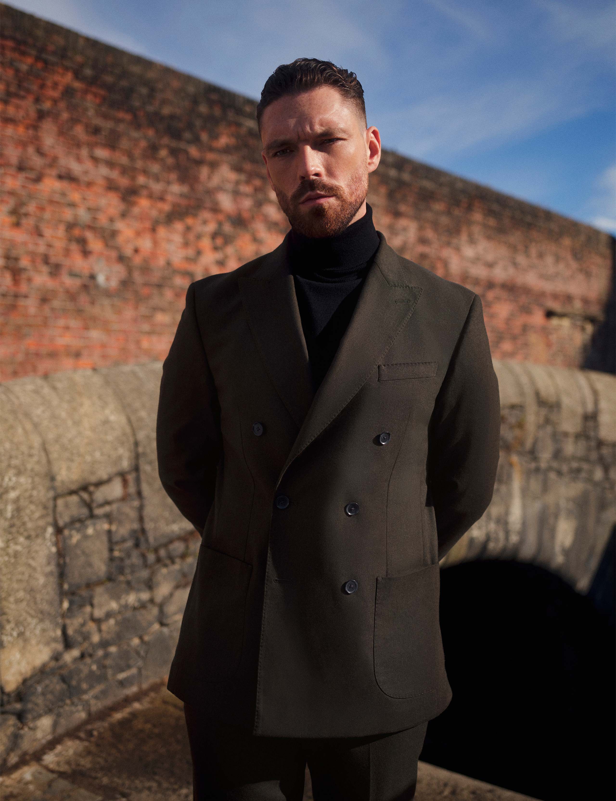 Tailored Fit Italian Wool Blend Performance Suit Jacket 1 of 7