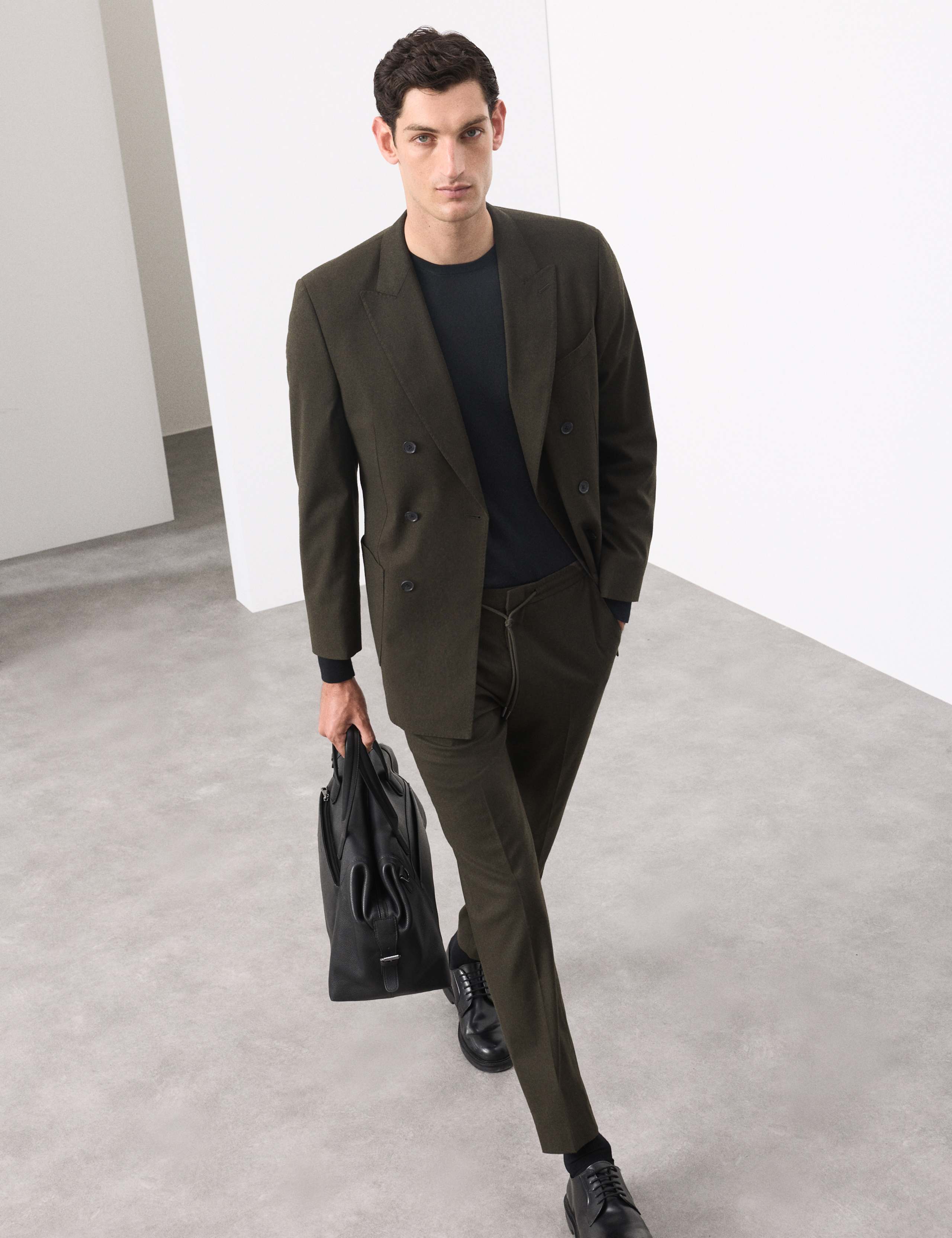 Tailored Fit Italian Wool Blend Suit Jacket 3 of 6