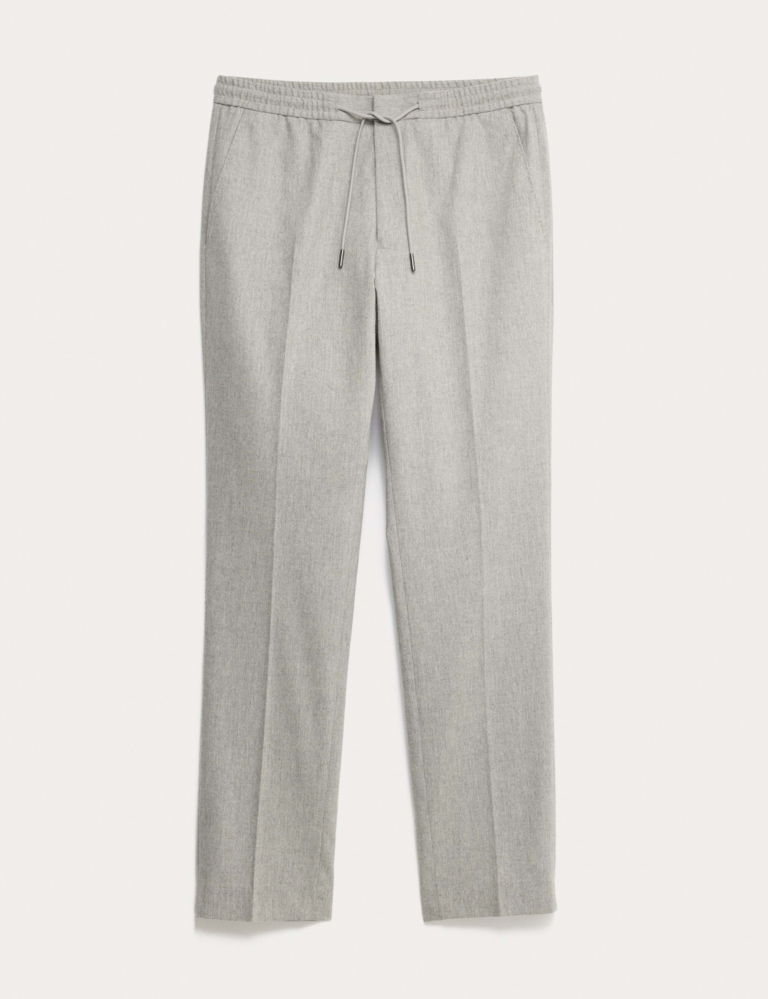 Tailored Fit Italian Wool Blend Performance Trousers 2 of 7