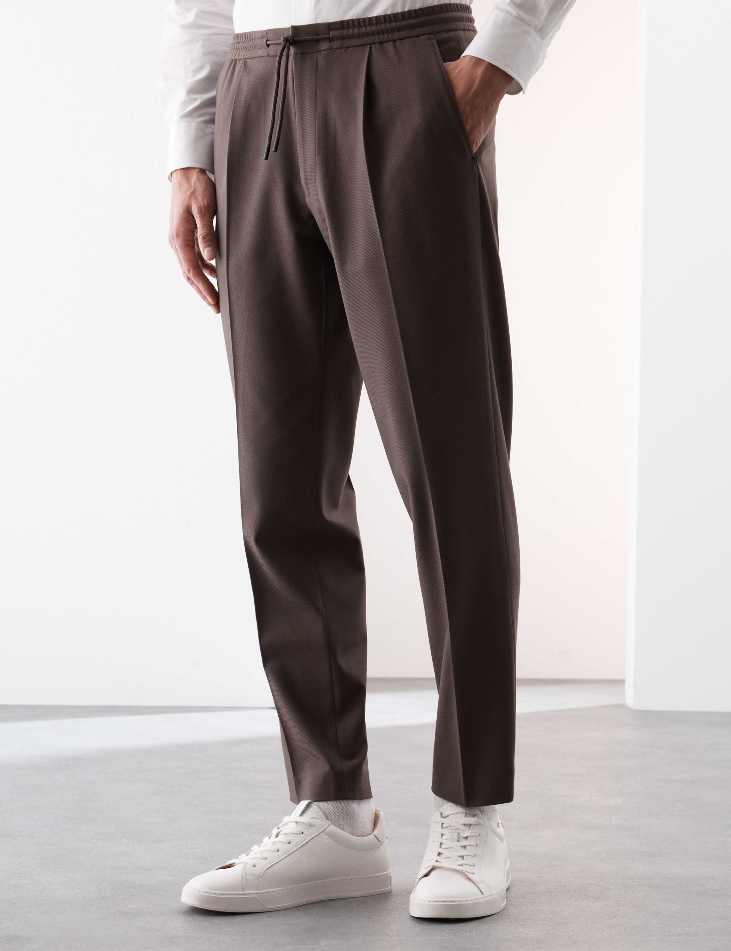 Tailored Fit Performance Twill Trousers 5 of 9