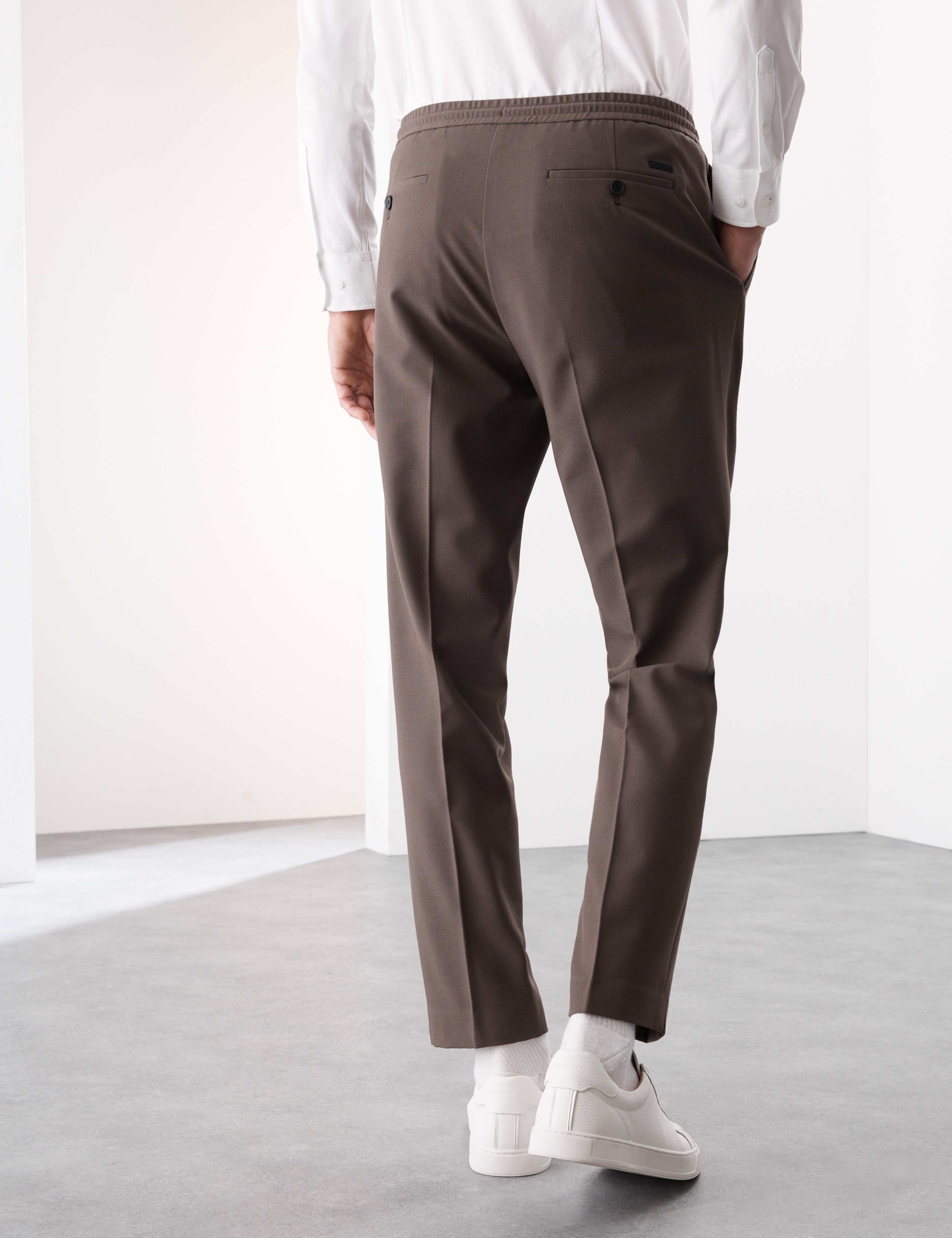 Tailored Fit Performance Twill Trousers 6 of 9