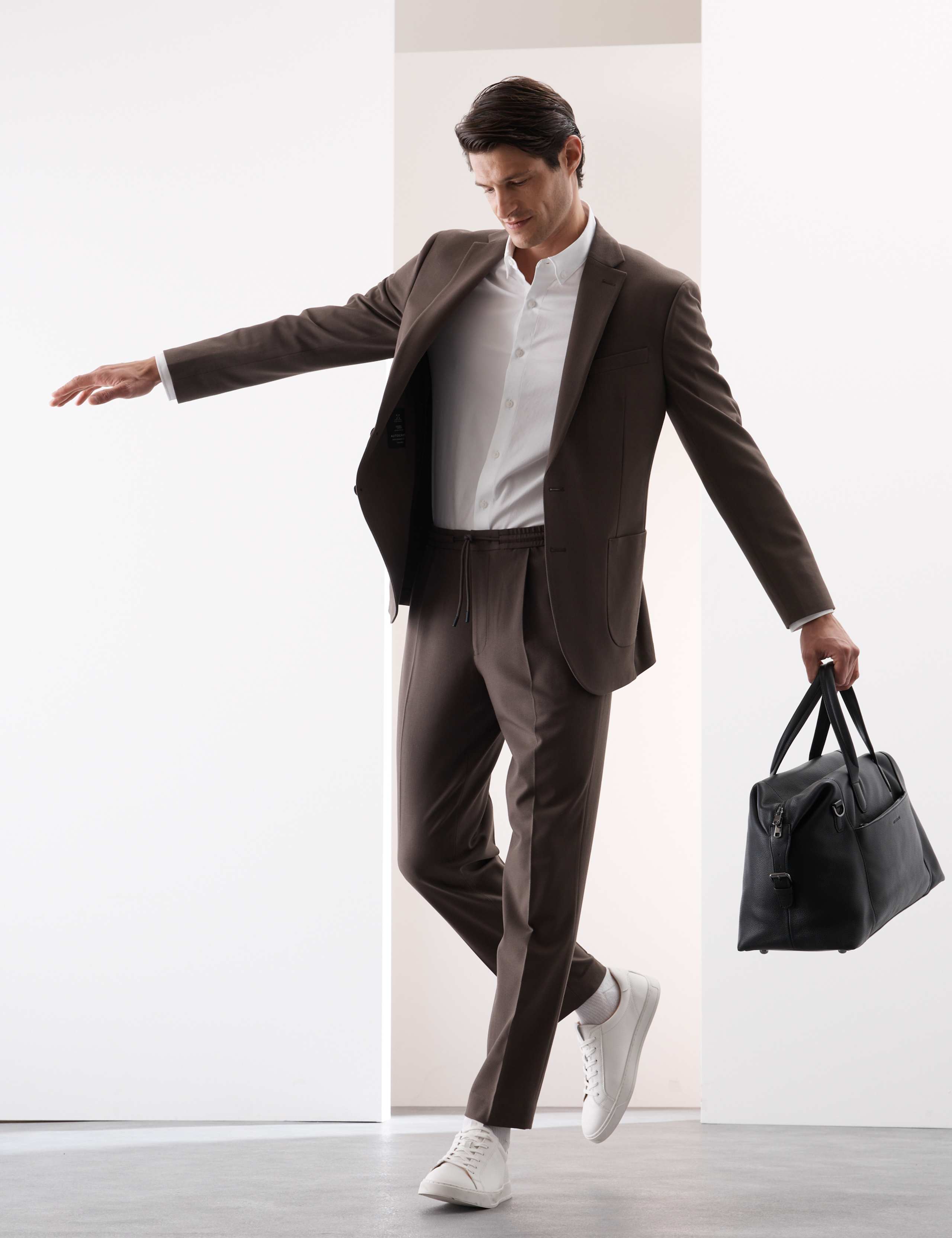Tailored Fit Performance Twill Trousers 8 of 9