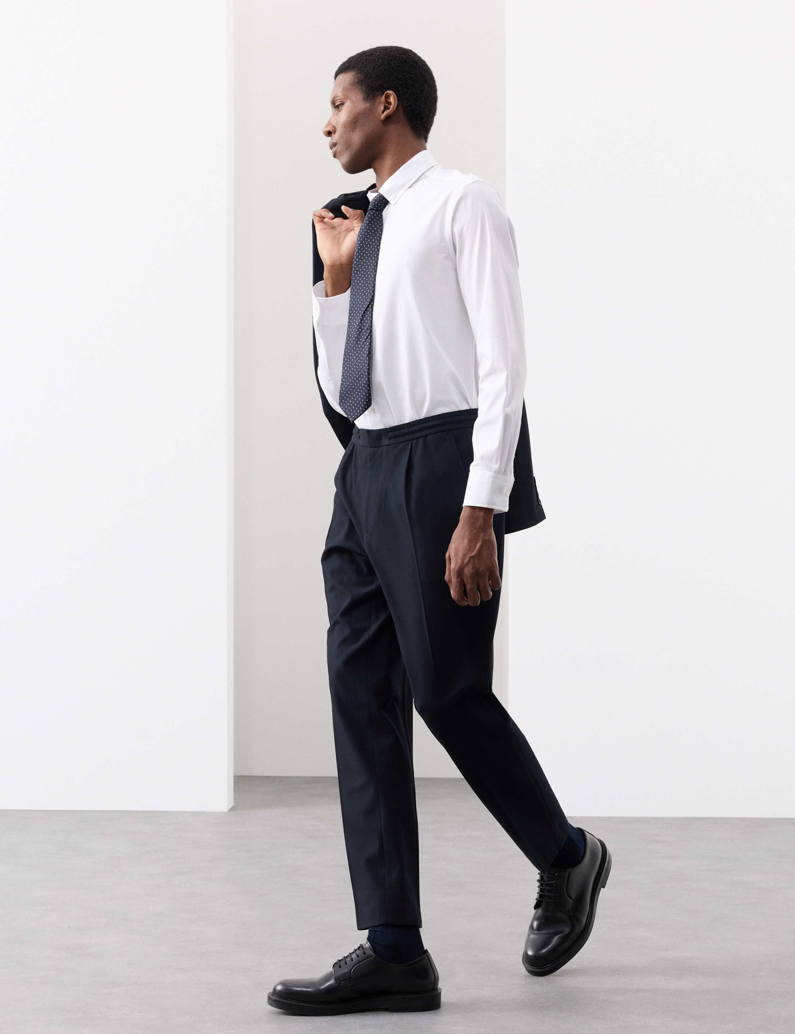Tailored Fit Performance Twill Trousers 4 of 8