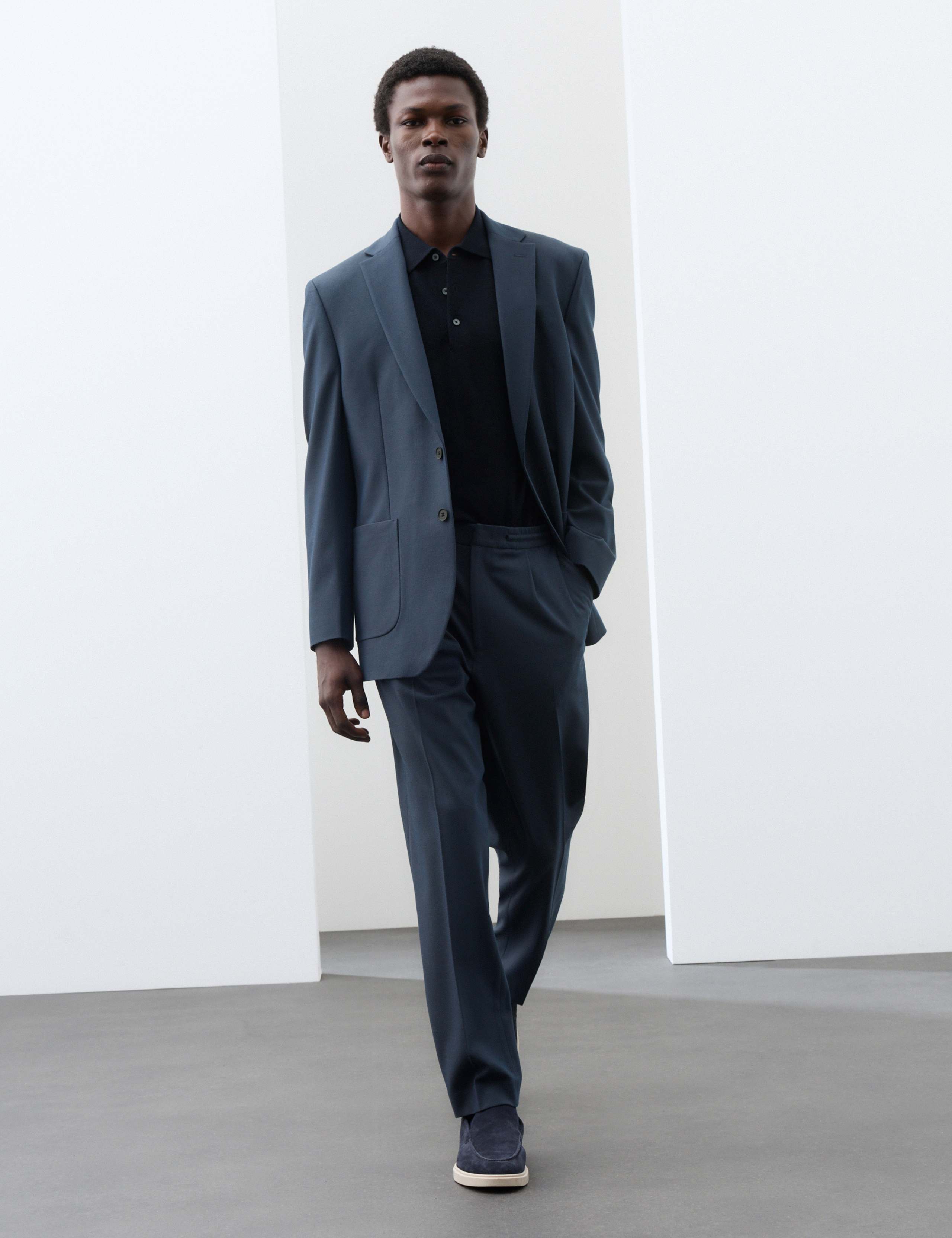 Tailored Fit Performance Twill Trousers 4 of 7