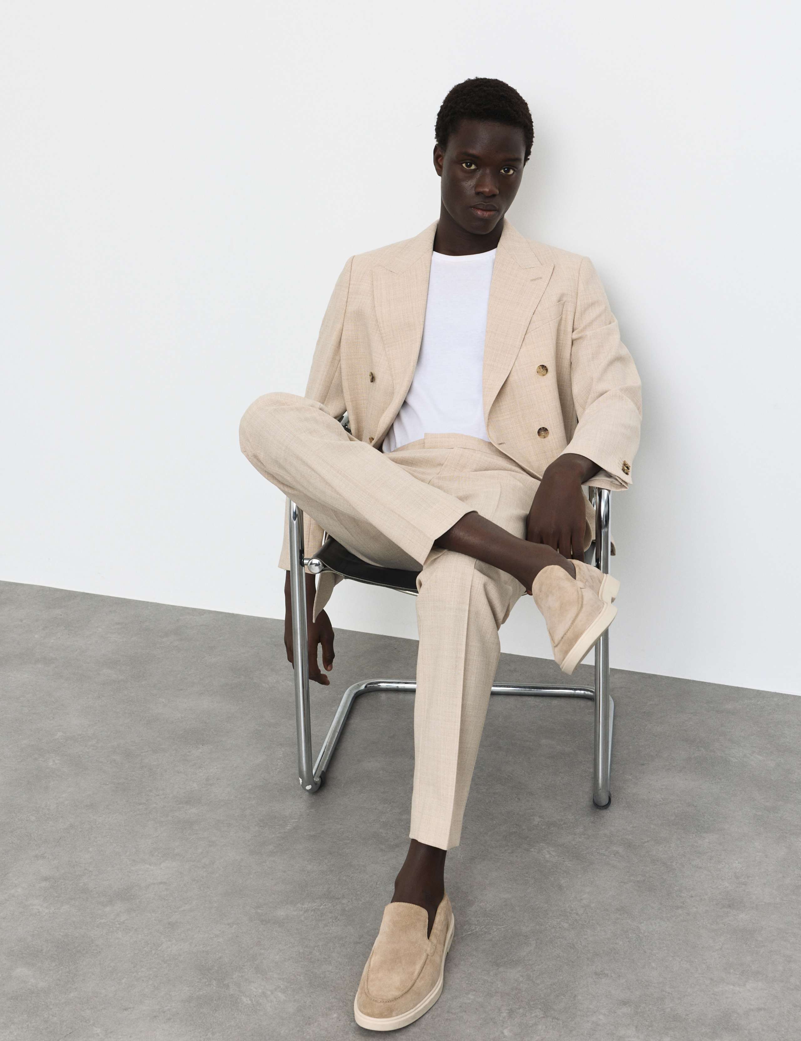 Tailored Fit Merino Wool Rich Suit Jacket 6 of 7