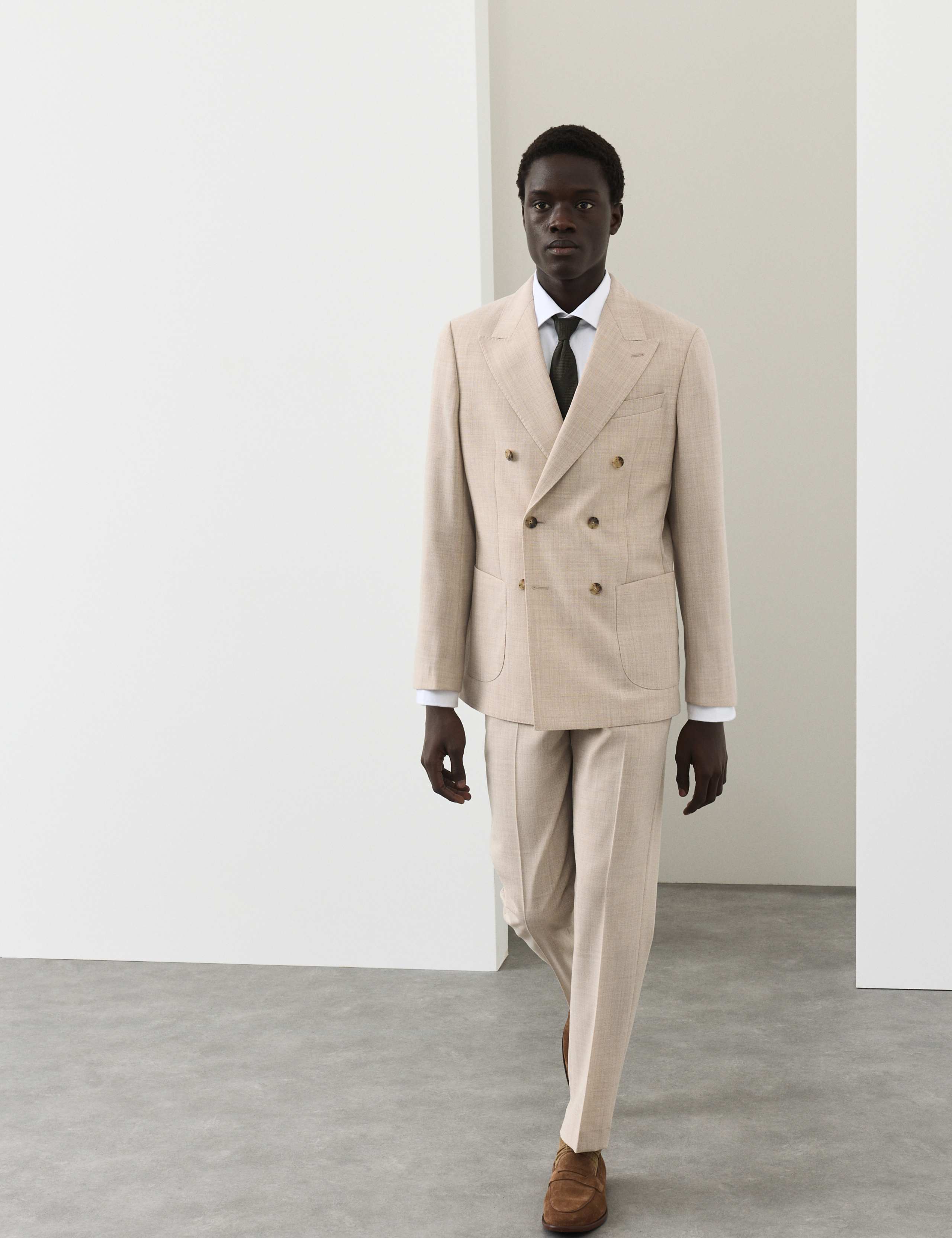 Tailored Fit Merino Wool Rich Suit Jacket 8 of 8