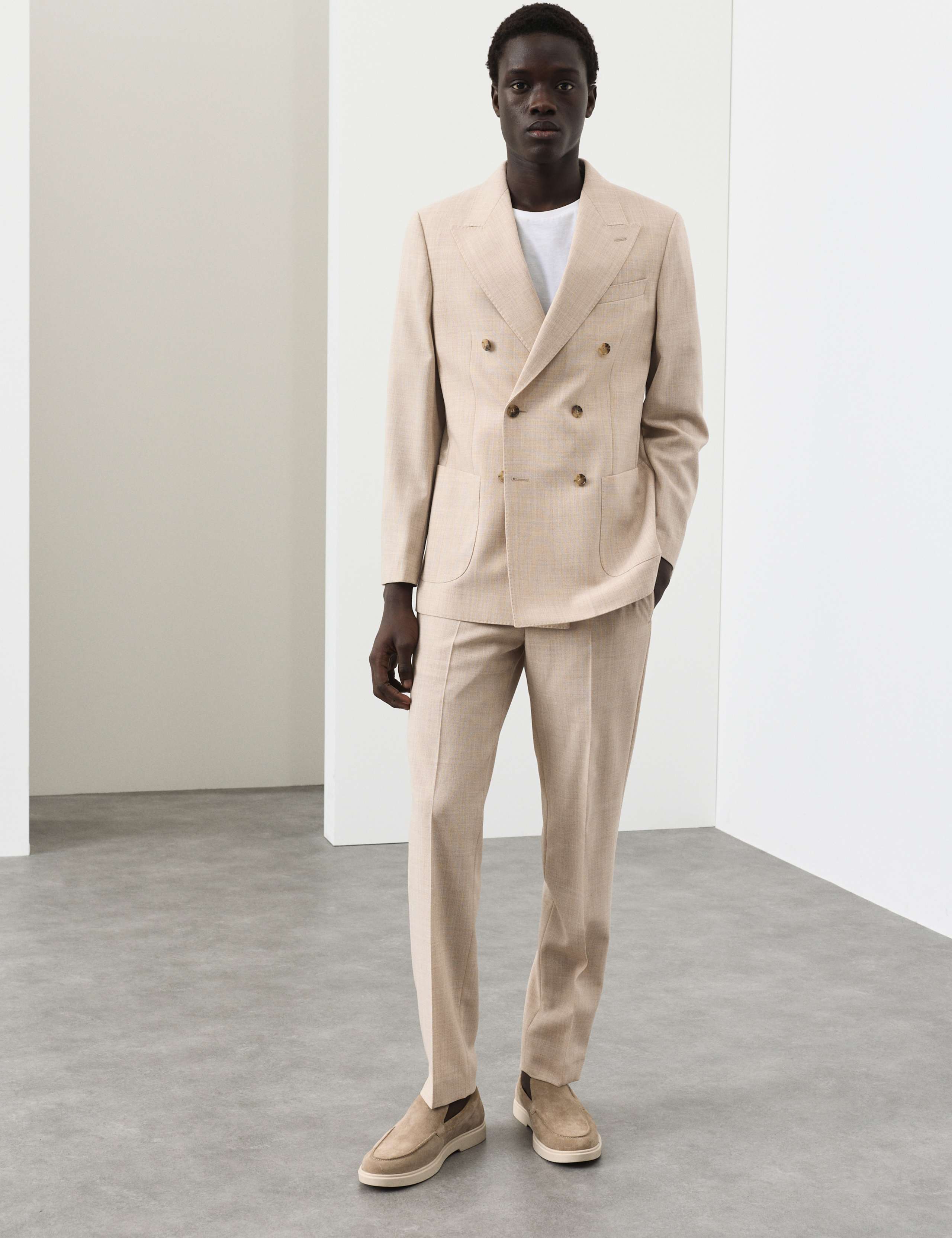 Tailored Fit Merino Wool Rich Trousers 5 of 6