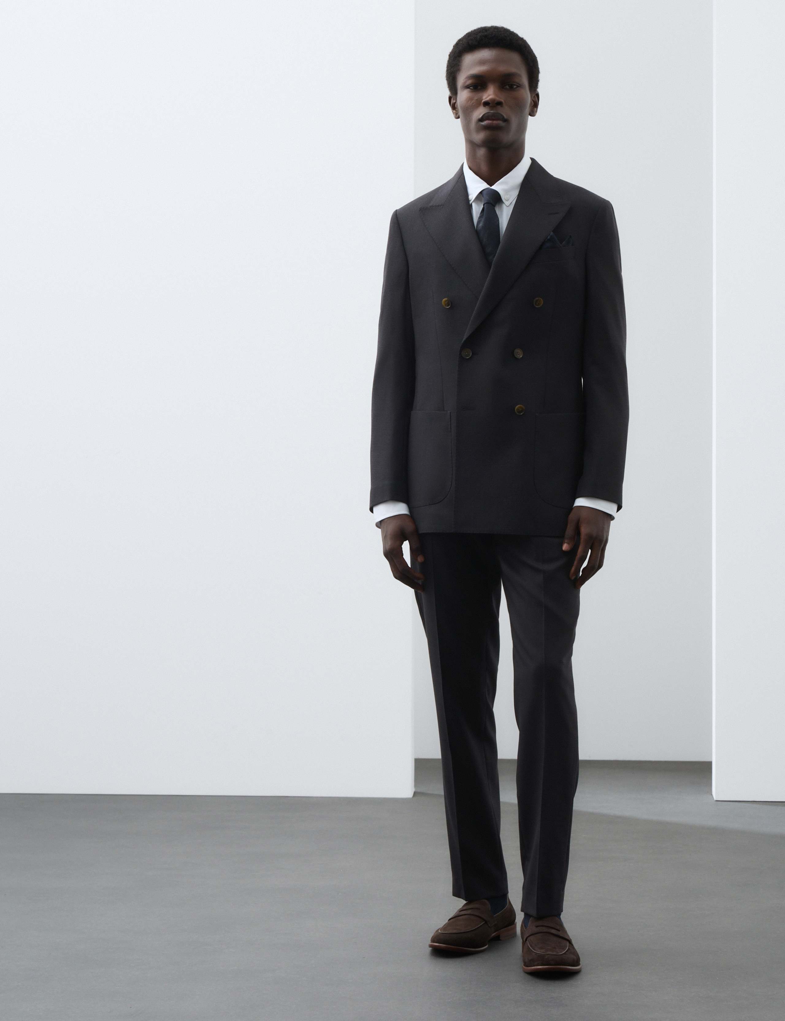 Tailored Fit Wool Blend Suit Jacket 4 of 7
