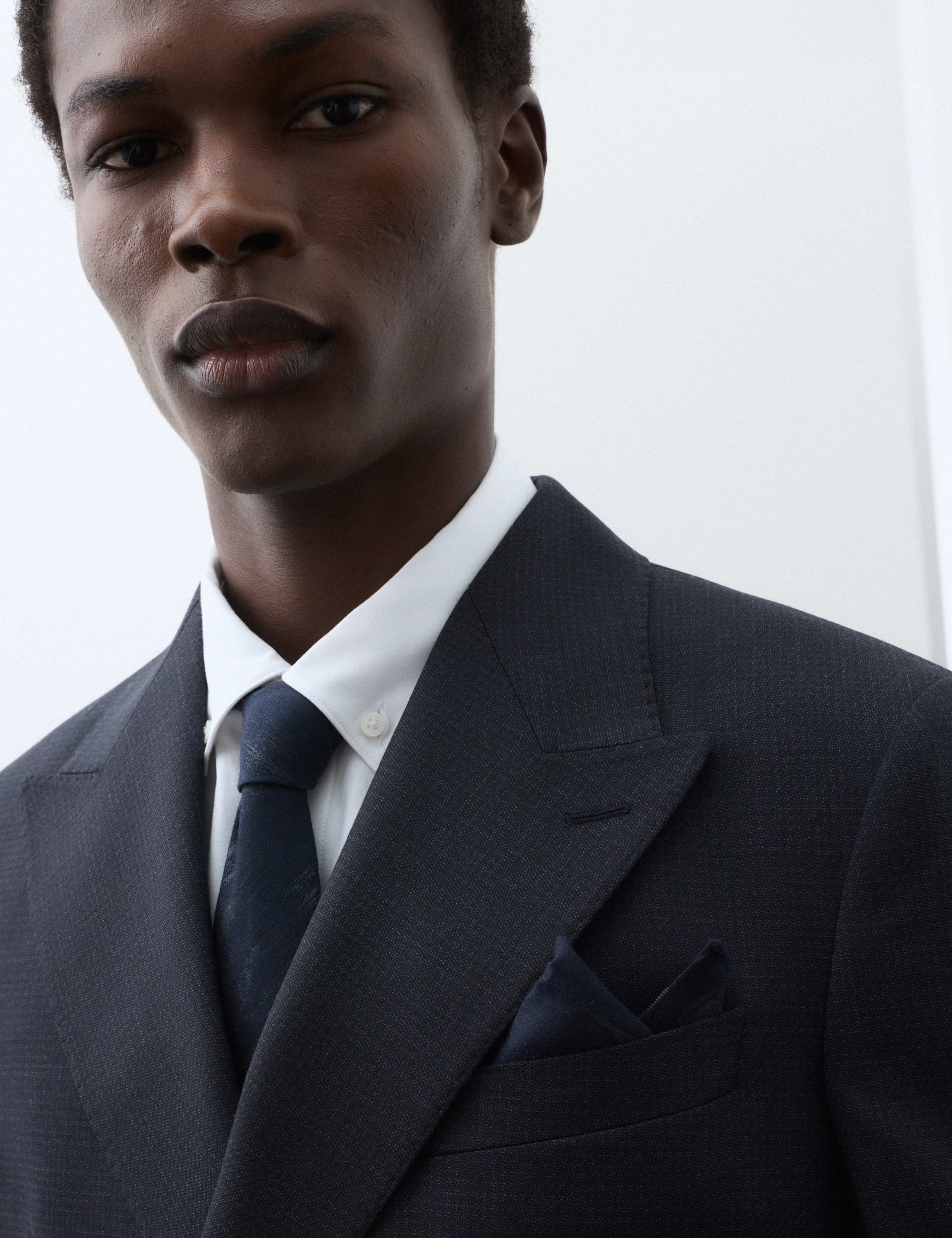 Tailored Fit Wool Blend Suit Jacket 6 of 7
