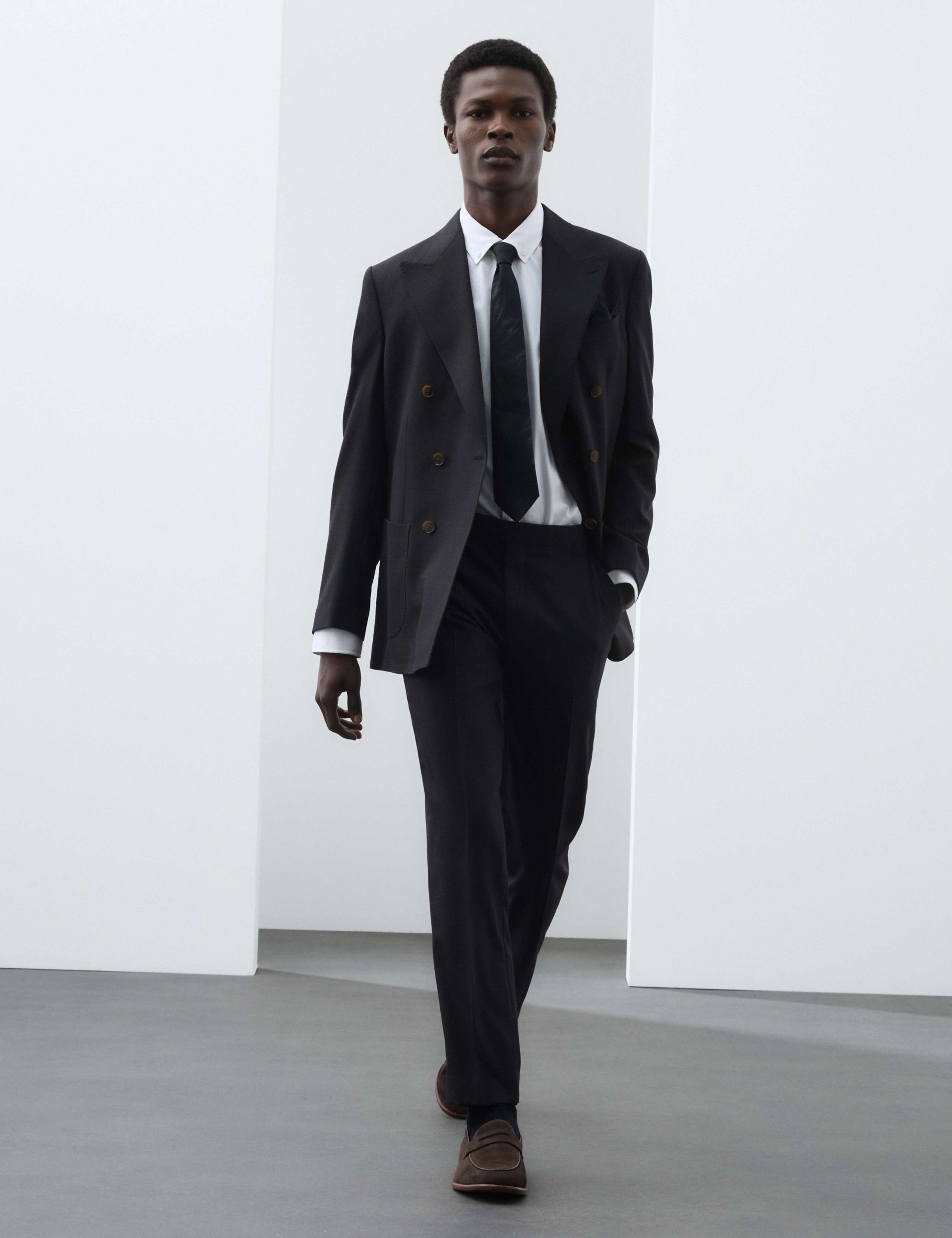 Tailored Fit Suit Trousers with Wool 5 of 7
