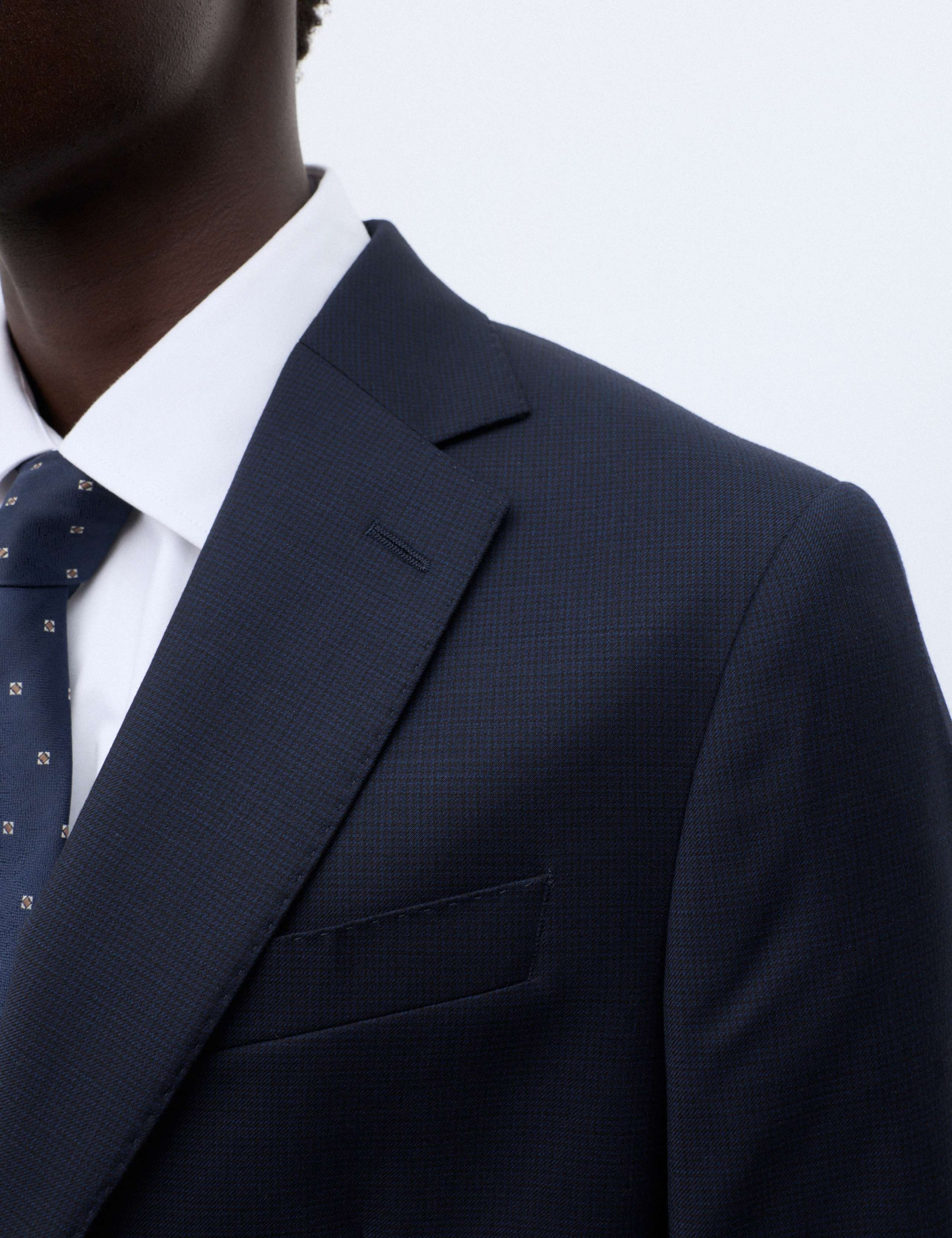 Tailored Fit Pure Merino Wool Jacket 6 of 7