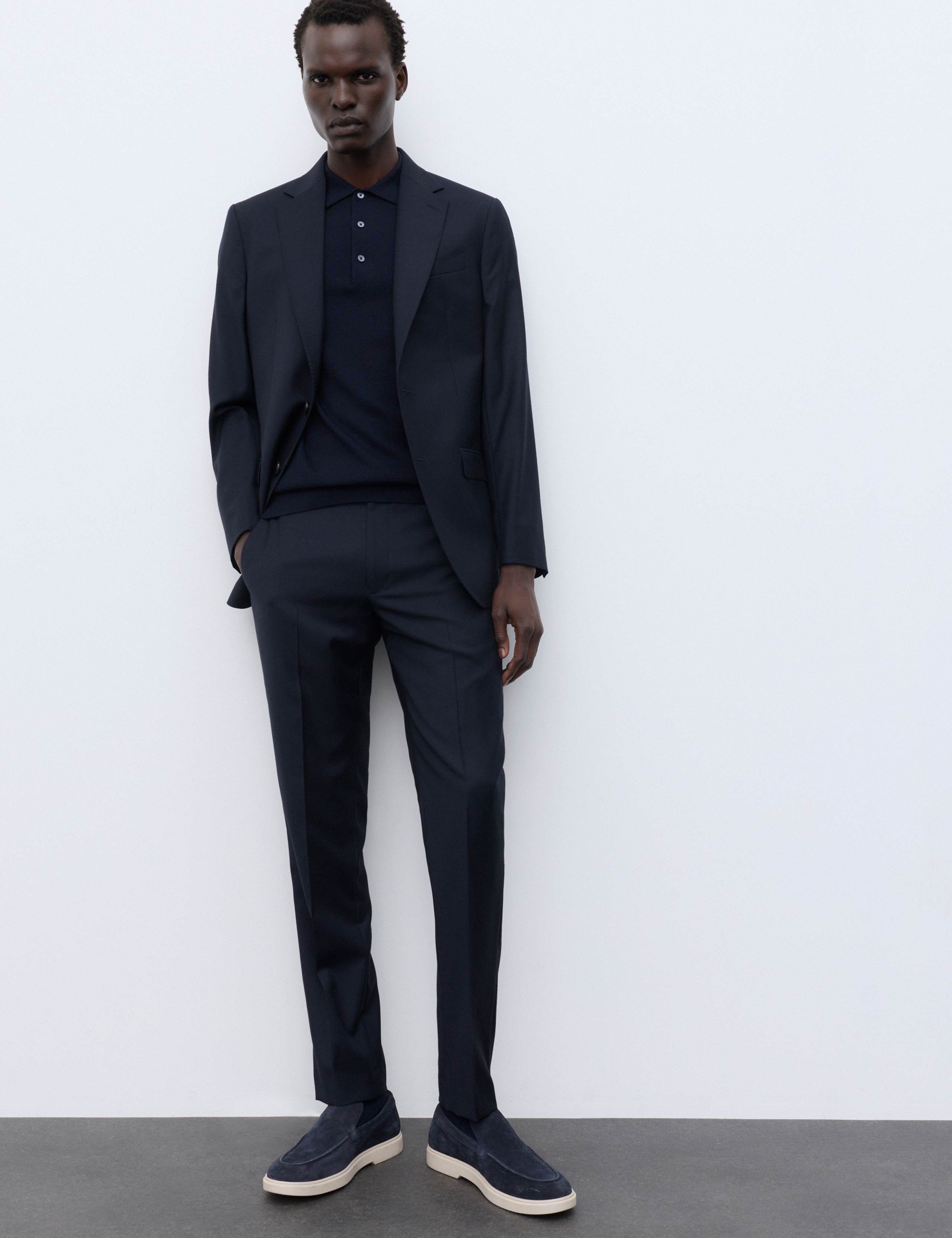 Tailored Fit Pure Merino Wool Trouser 5 of 7