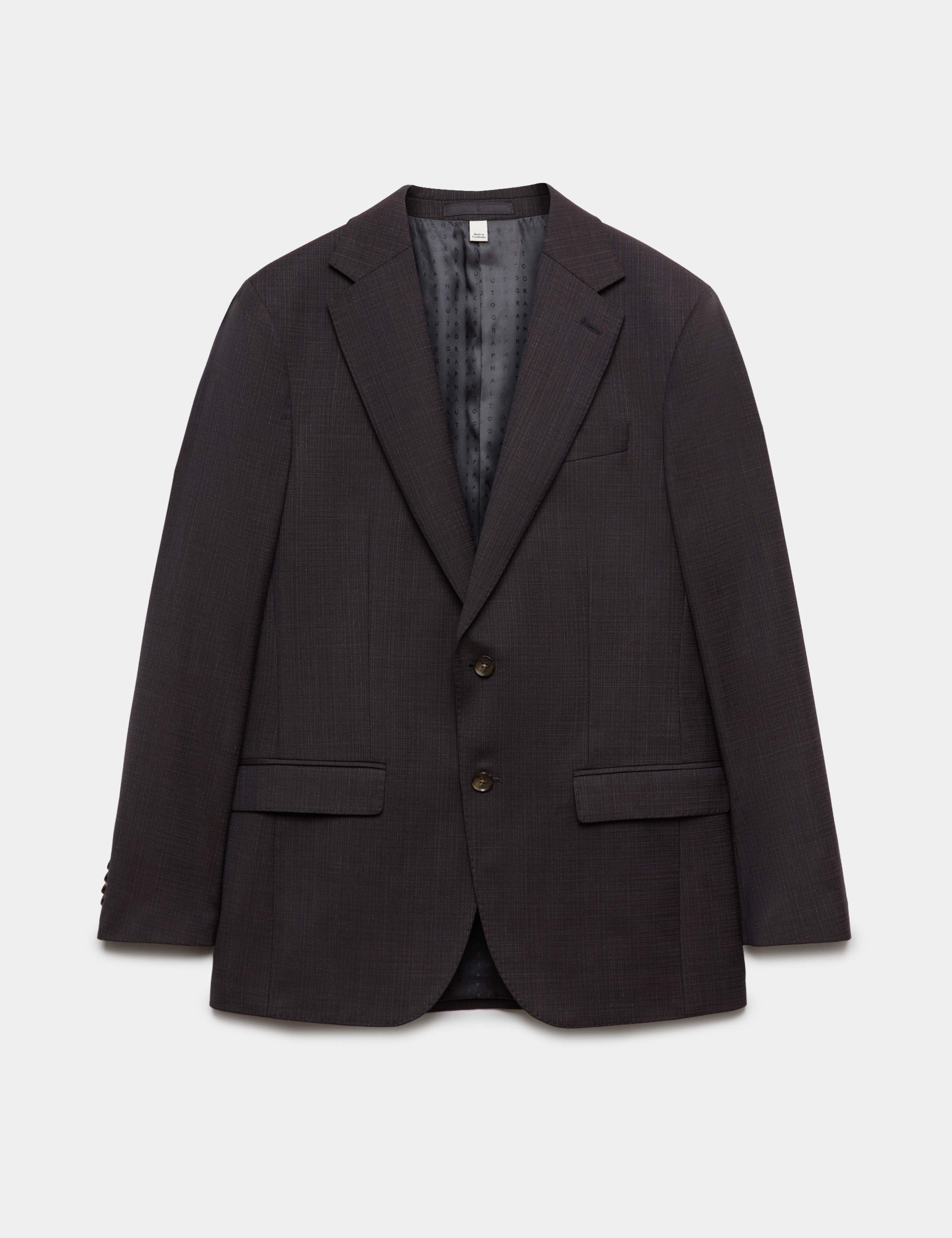 Tailored Fit Wool Blend Suit Jacket 2 of 7