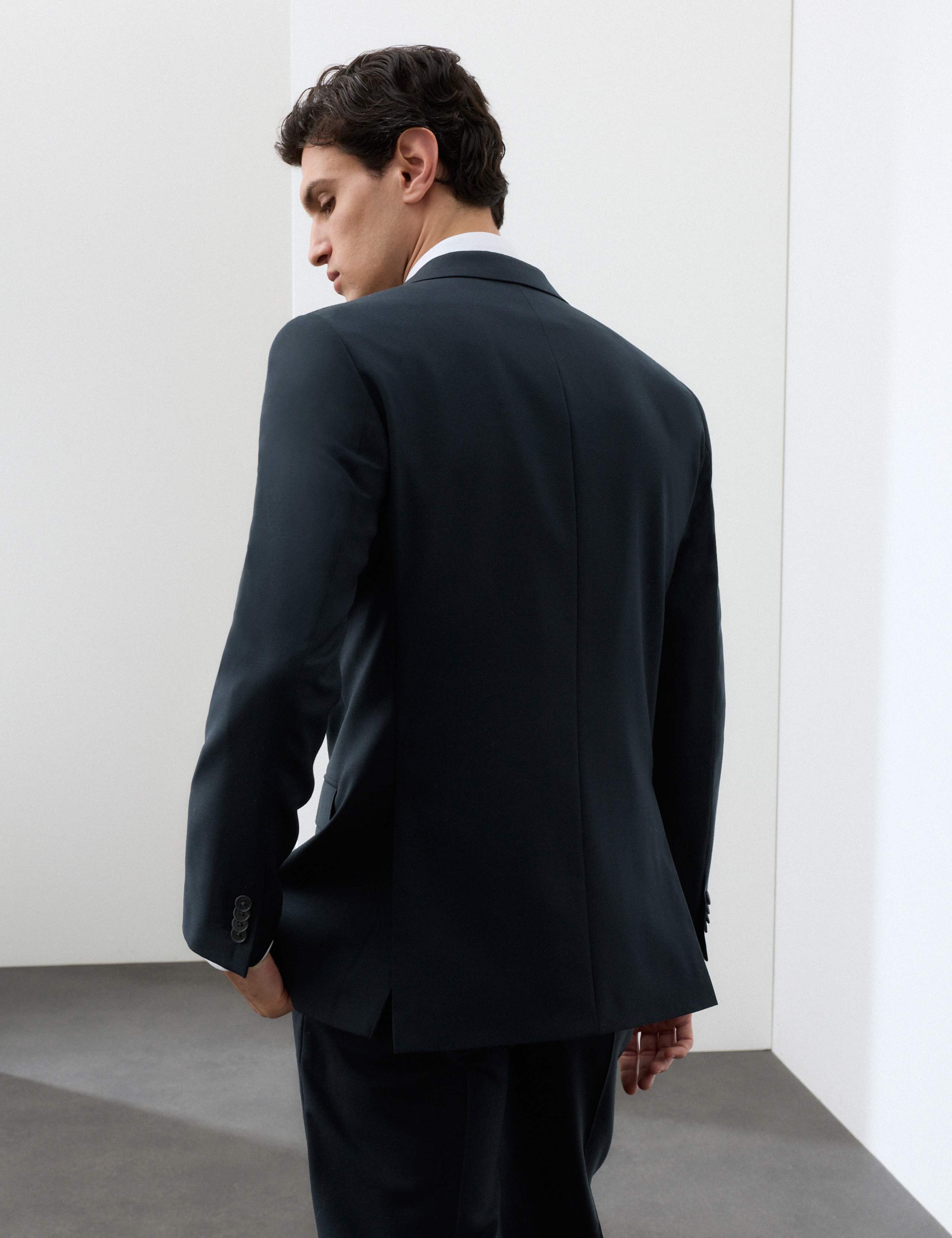 Tailored Fit Wool Rich Jacket with Mohair 3 of 6