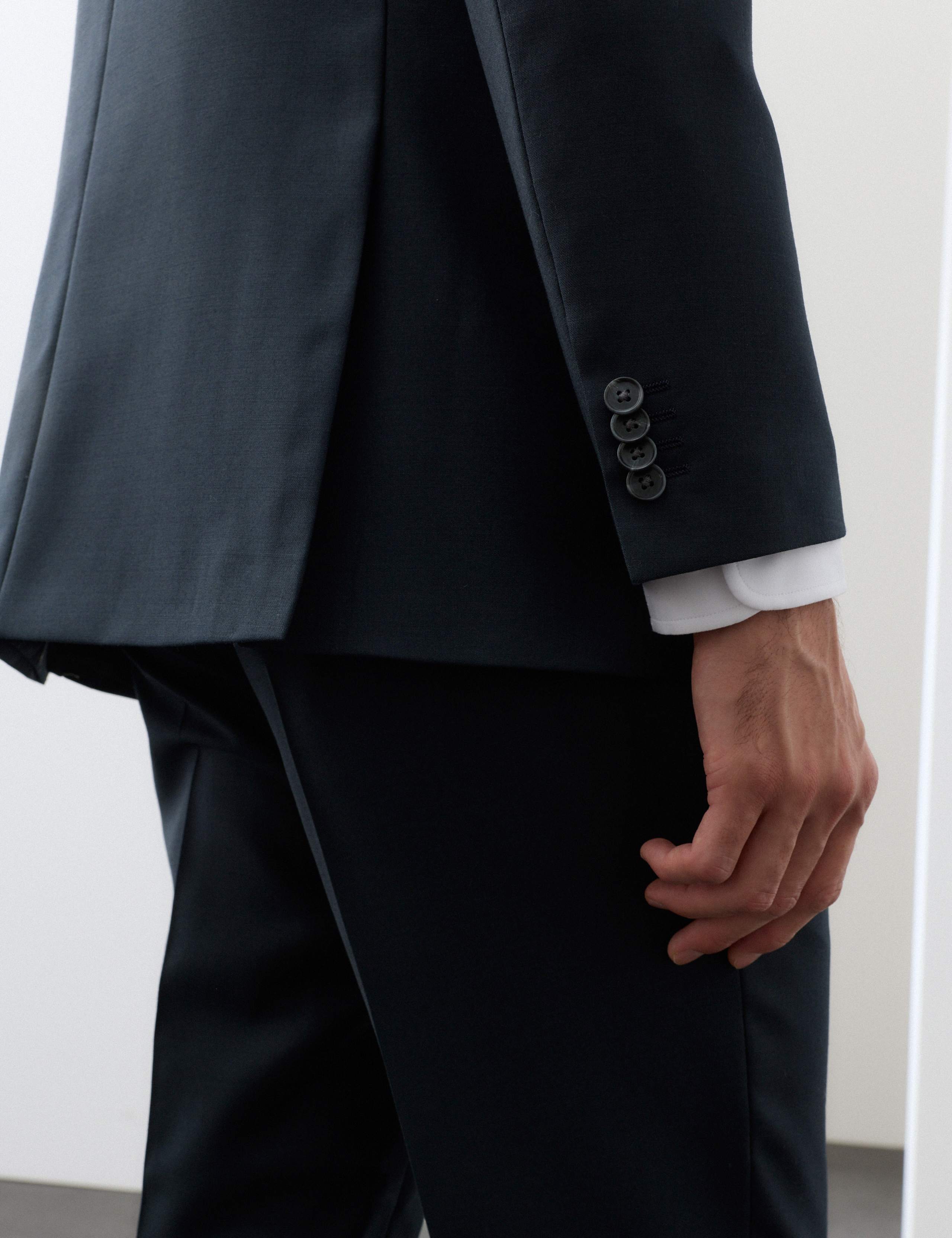 Tailored Fit Wool Rich Jacket with Mohair 5 of 6