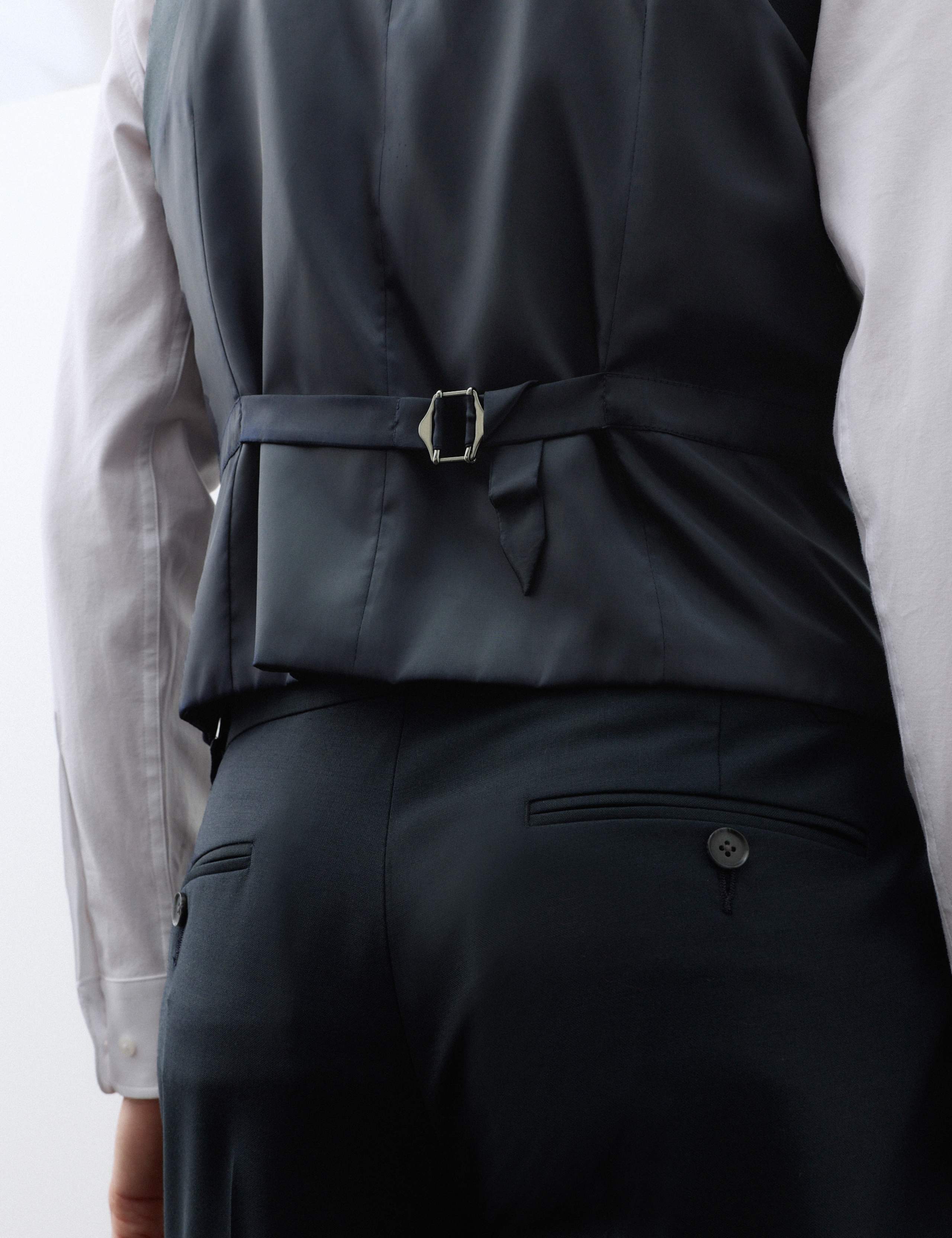 Double Breasted Formal Waistcoat with Wool 7 of 7
