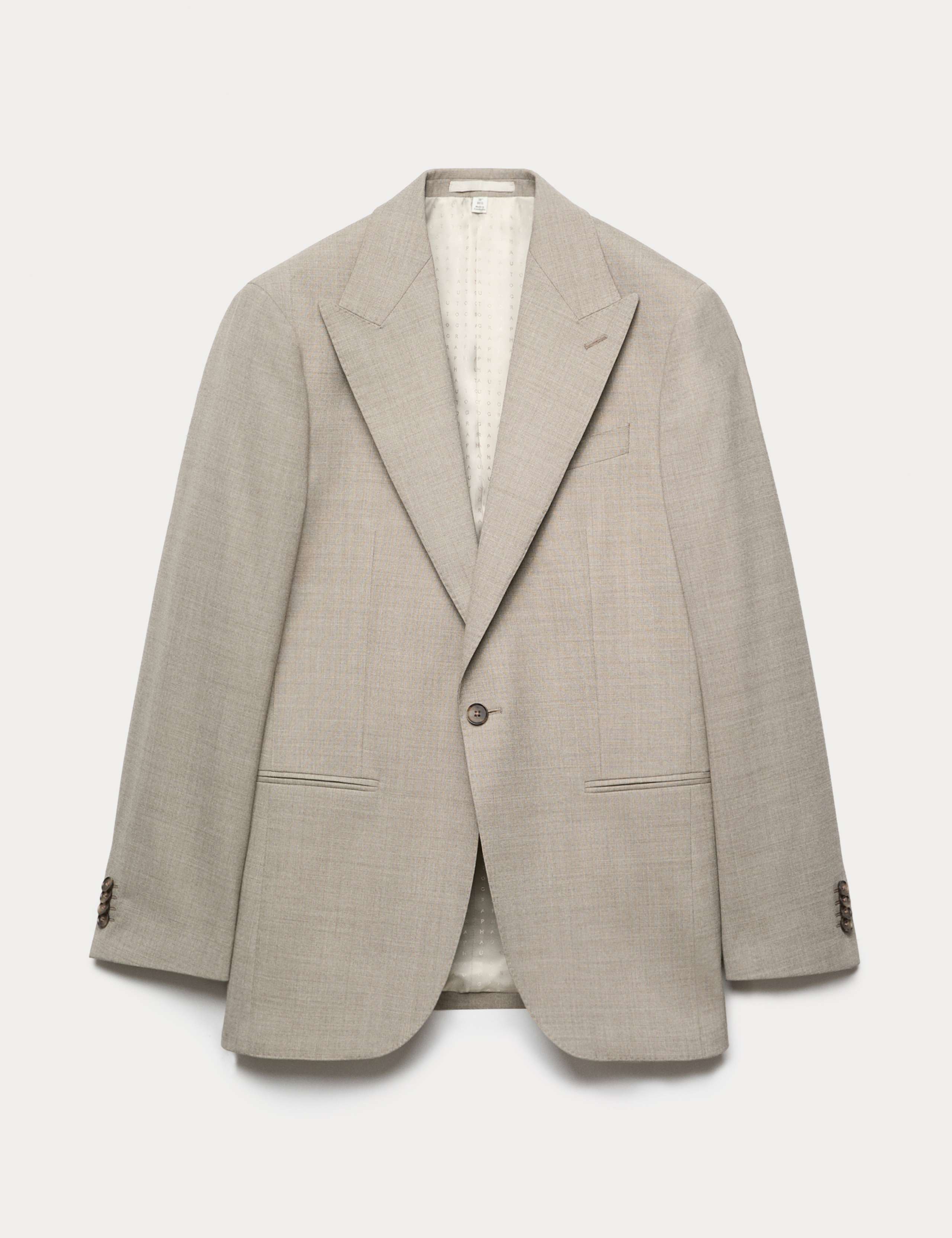 Tailored Fit Wool Blend Suit Jacket 2 of 6