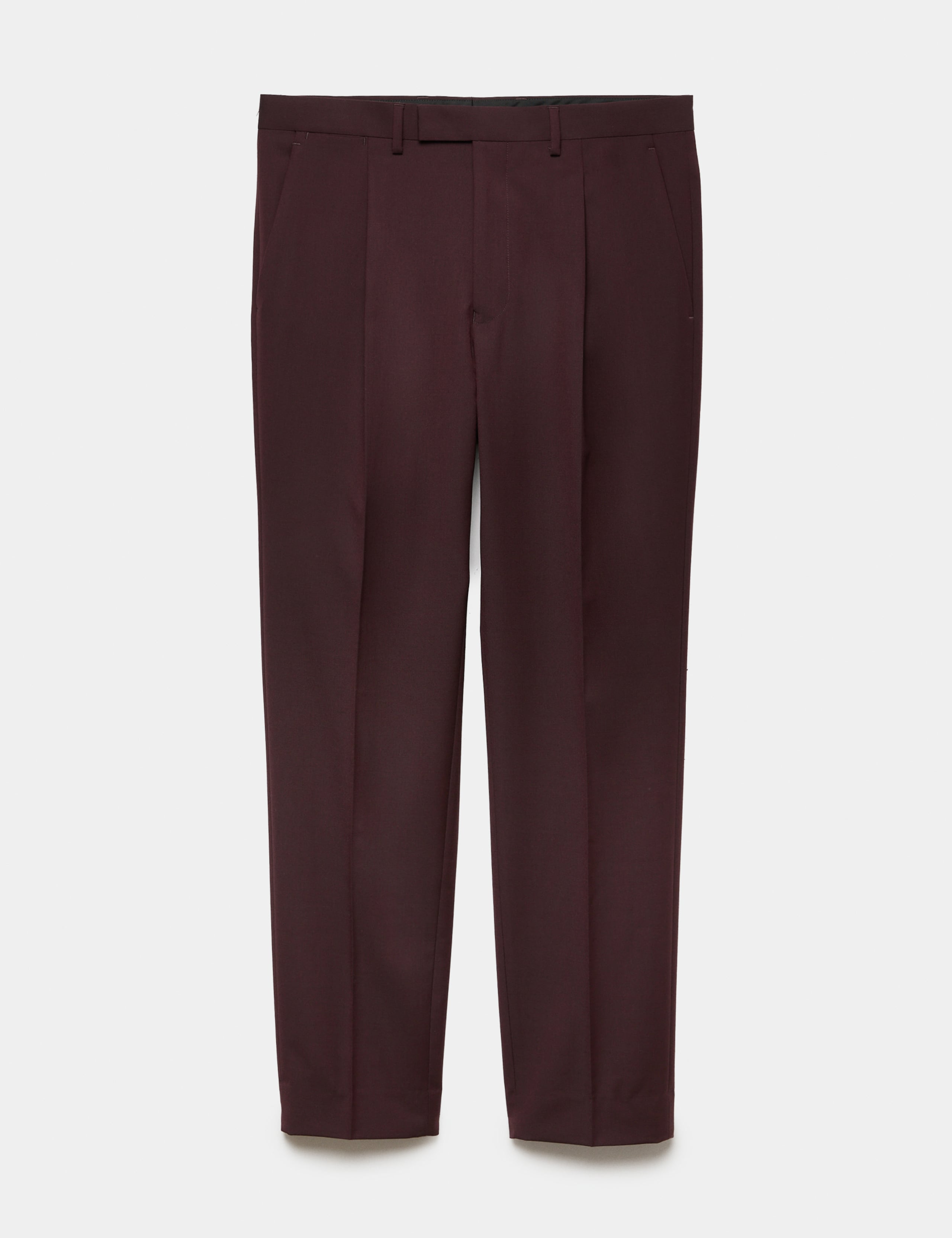 Regular Fit Wool Rich Suit Trousers with Merino Wool 2 of 6