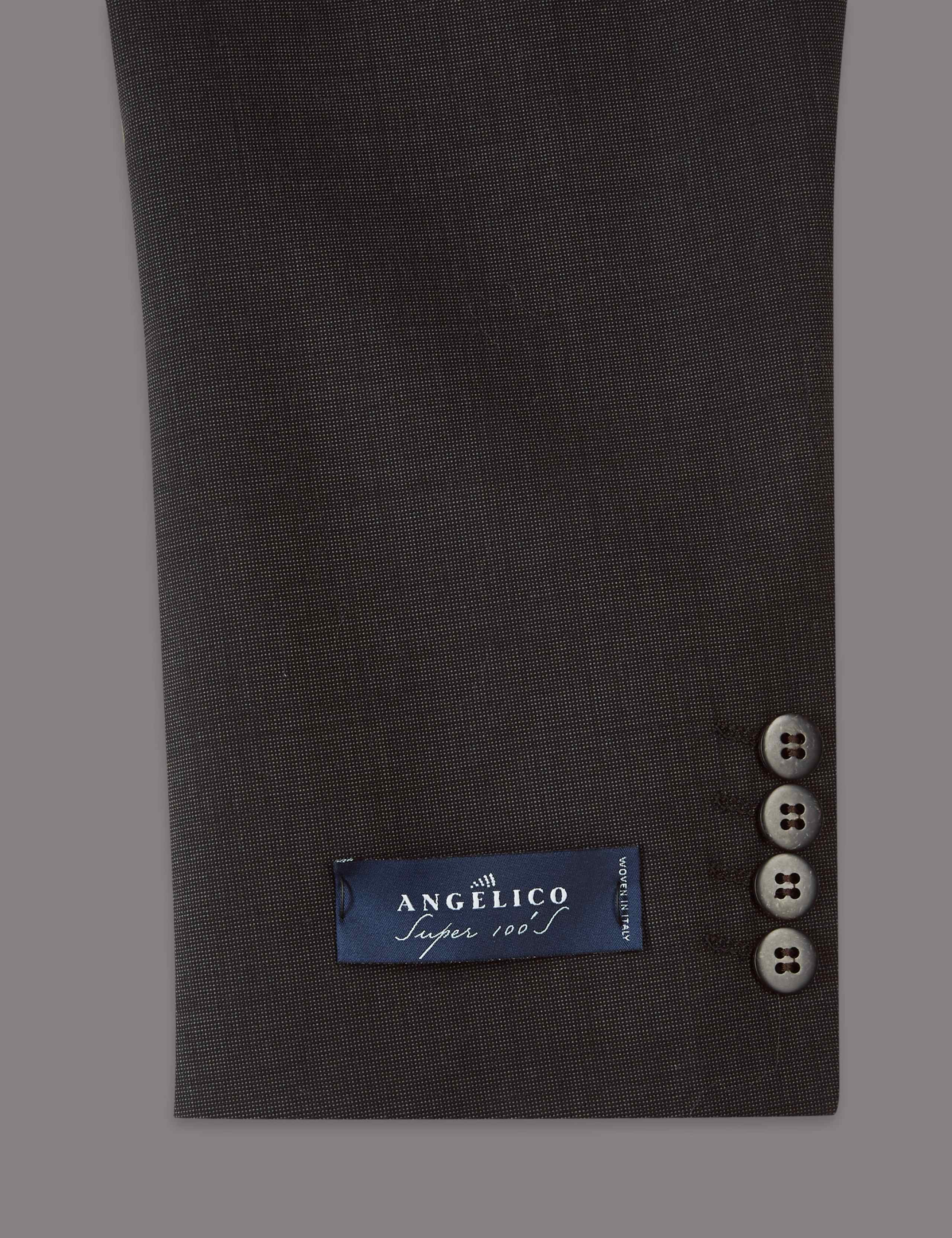 Charcoal Tailored Fit Italian Wool Jacket 8 of 8