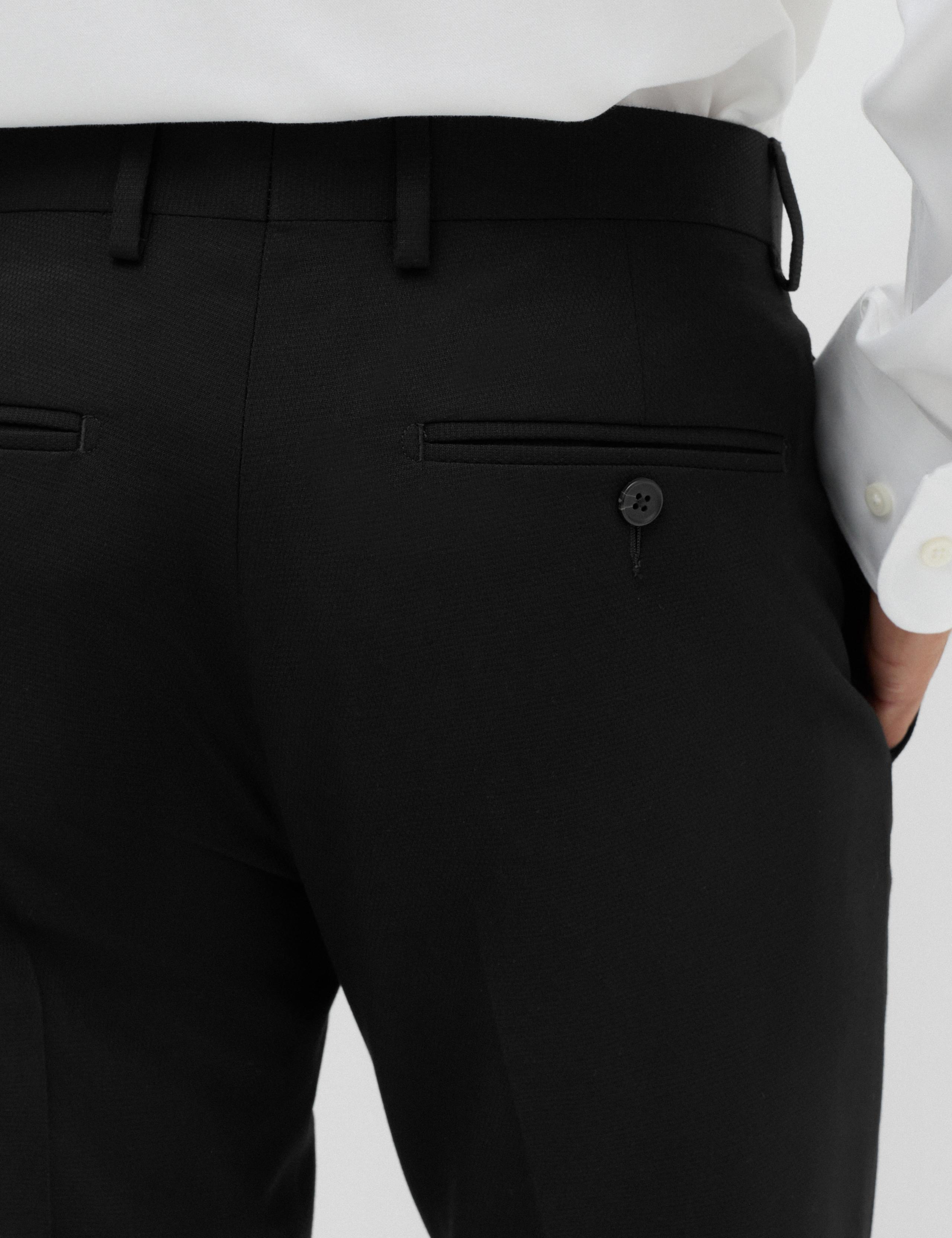 Tailored Fit Textured Suit Trousers 4 of 7