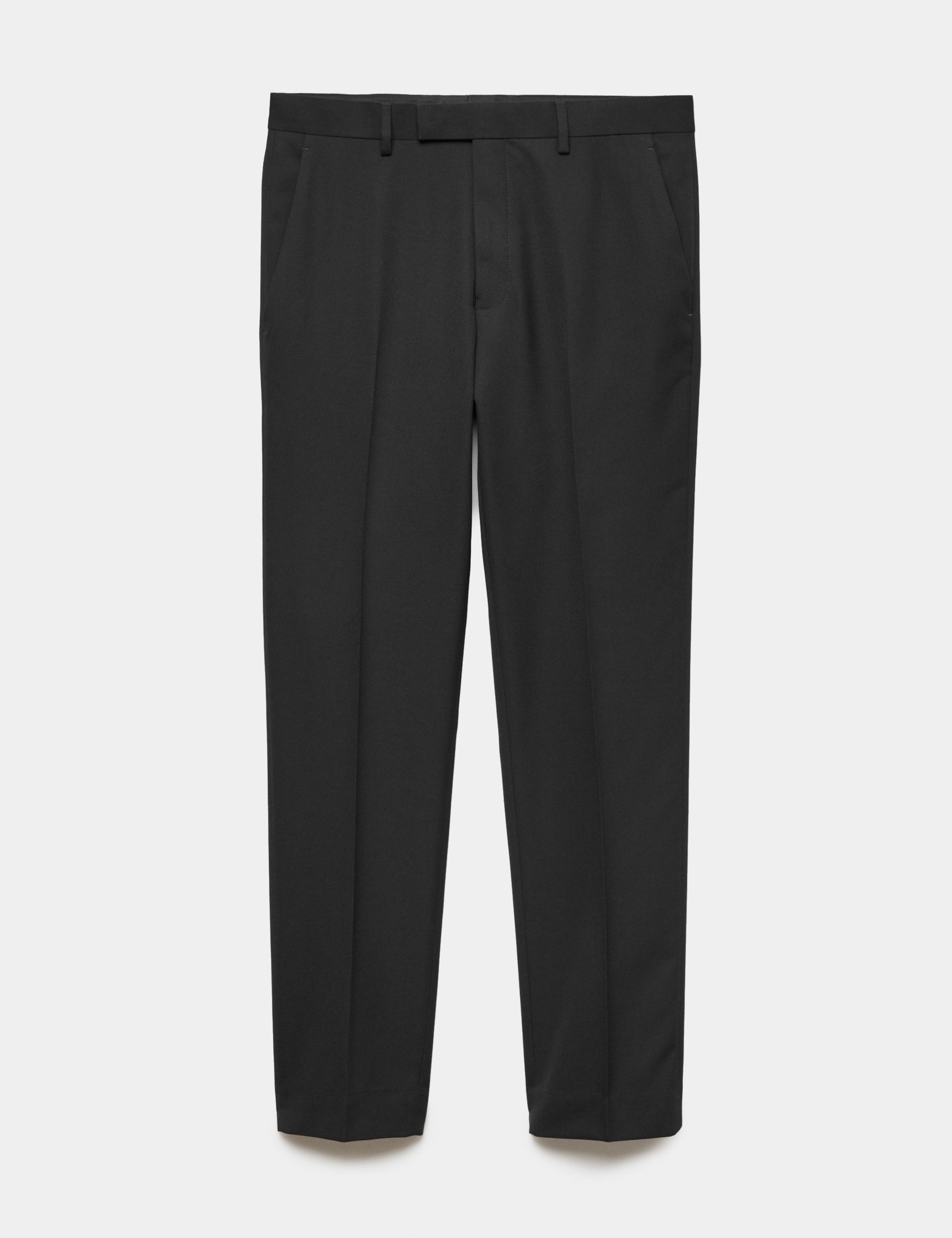 Tailored Fit Textured Suit Trousers 2 of 7
