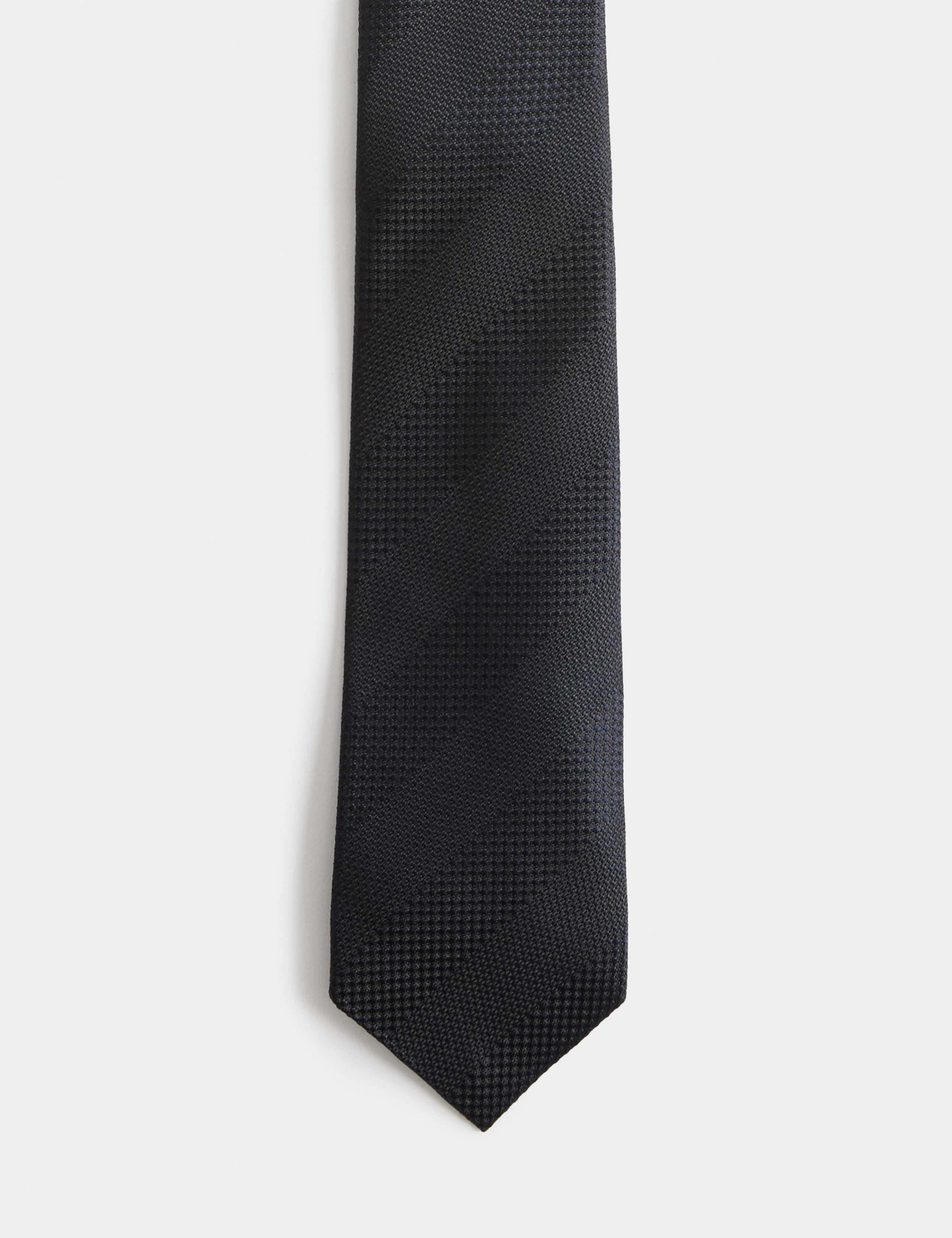 Textured Striped Pure Silk Tie 2 of 3