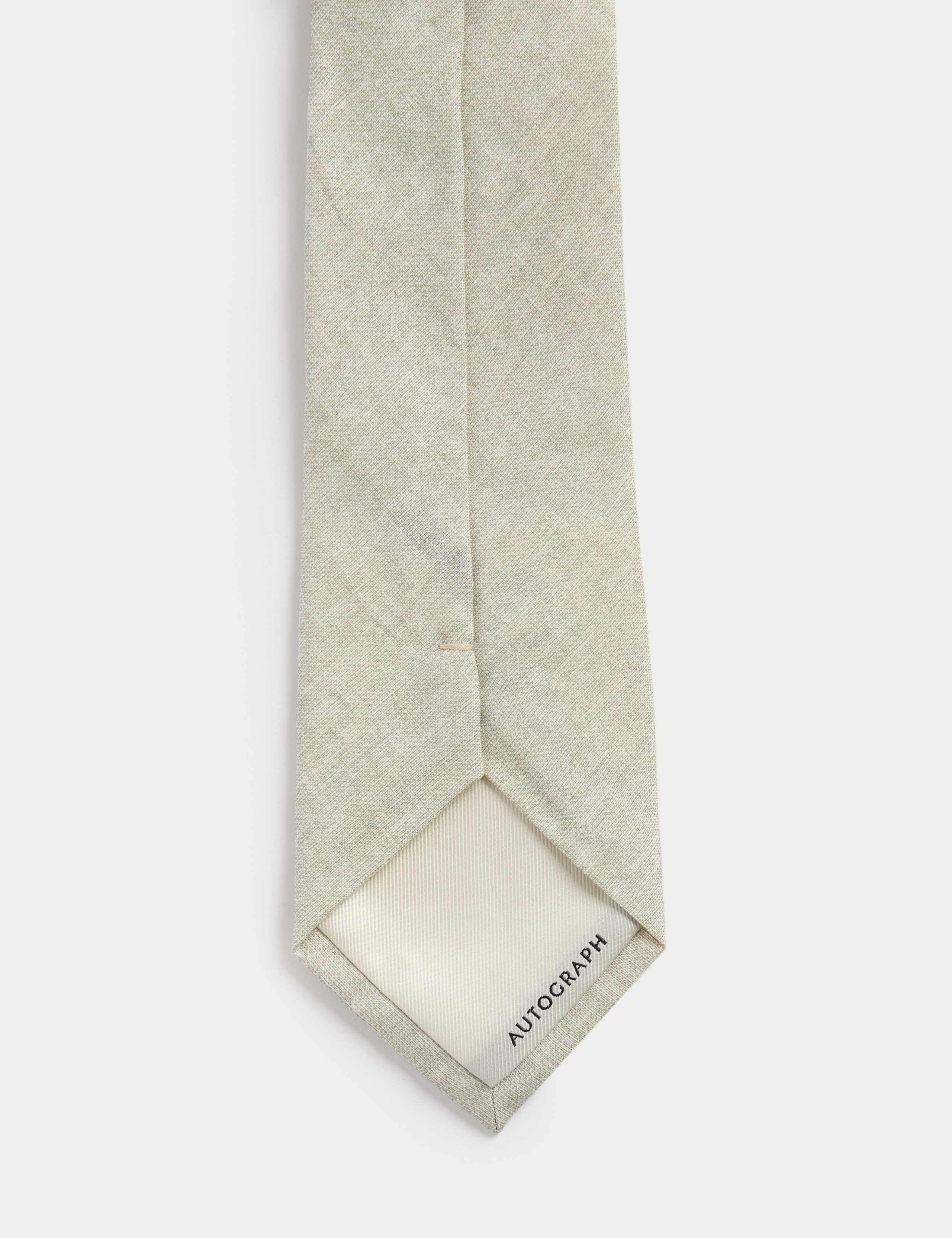 Linen Silk Blend Tie 2 of 2
