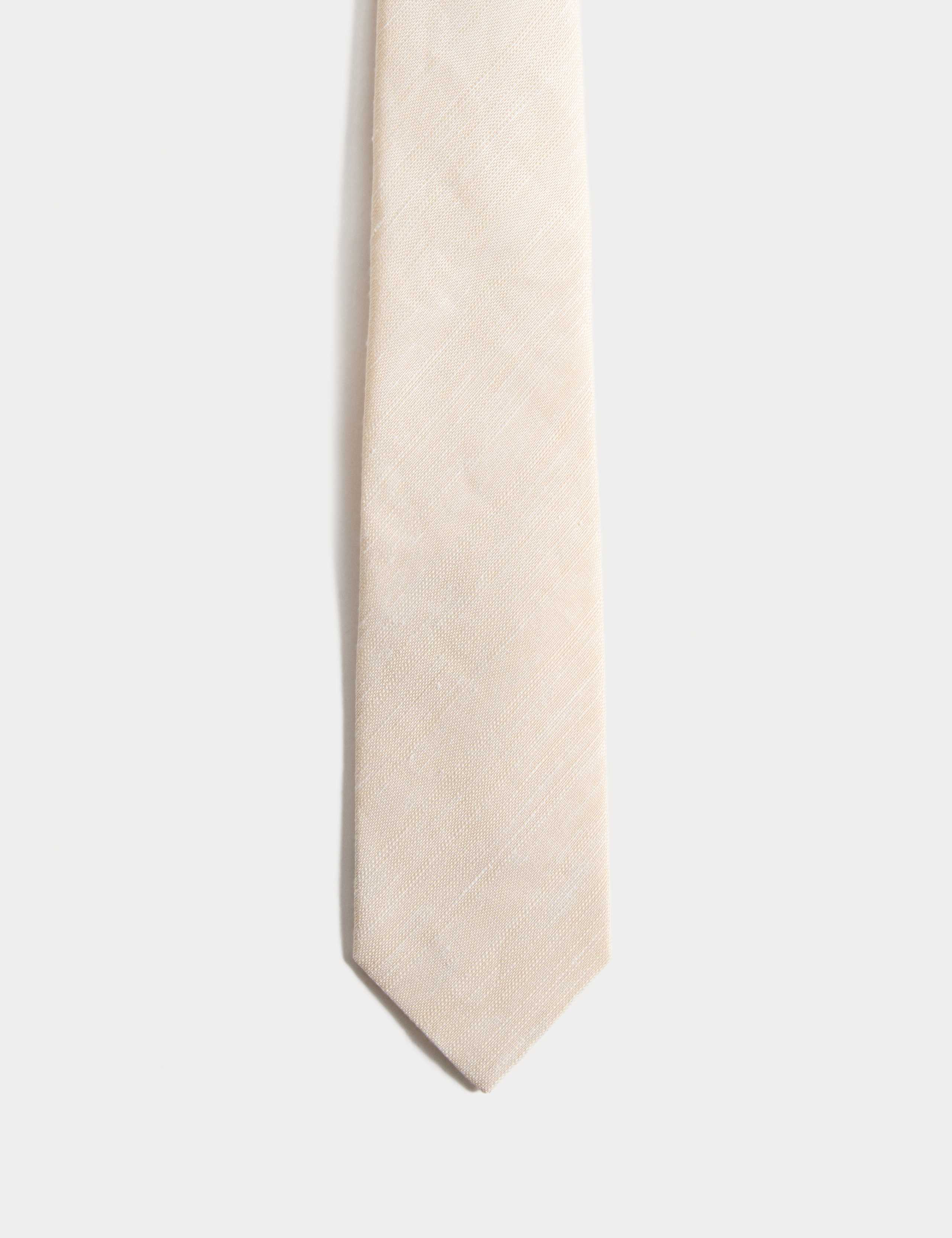 Textured Linen Rich Tie 2 of 3