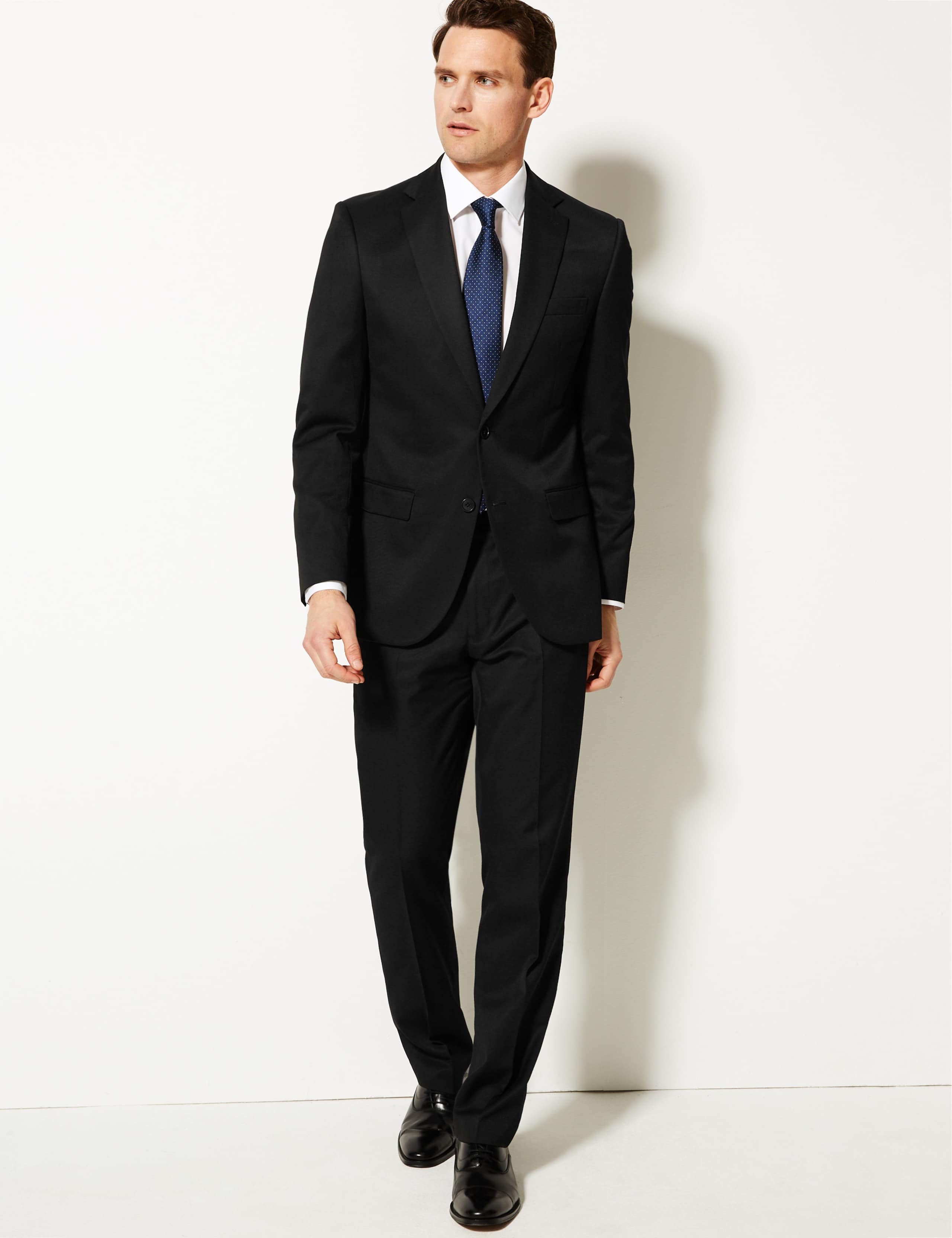 Black Regular Fit Trousers 5 of 5