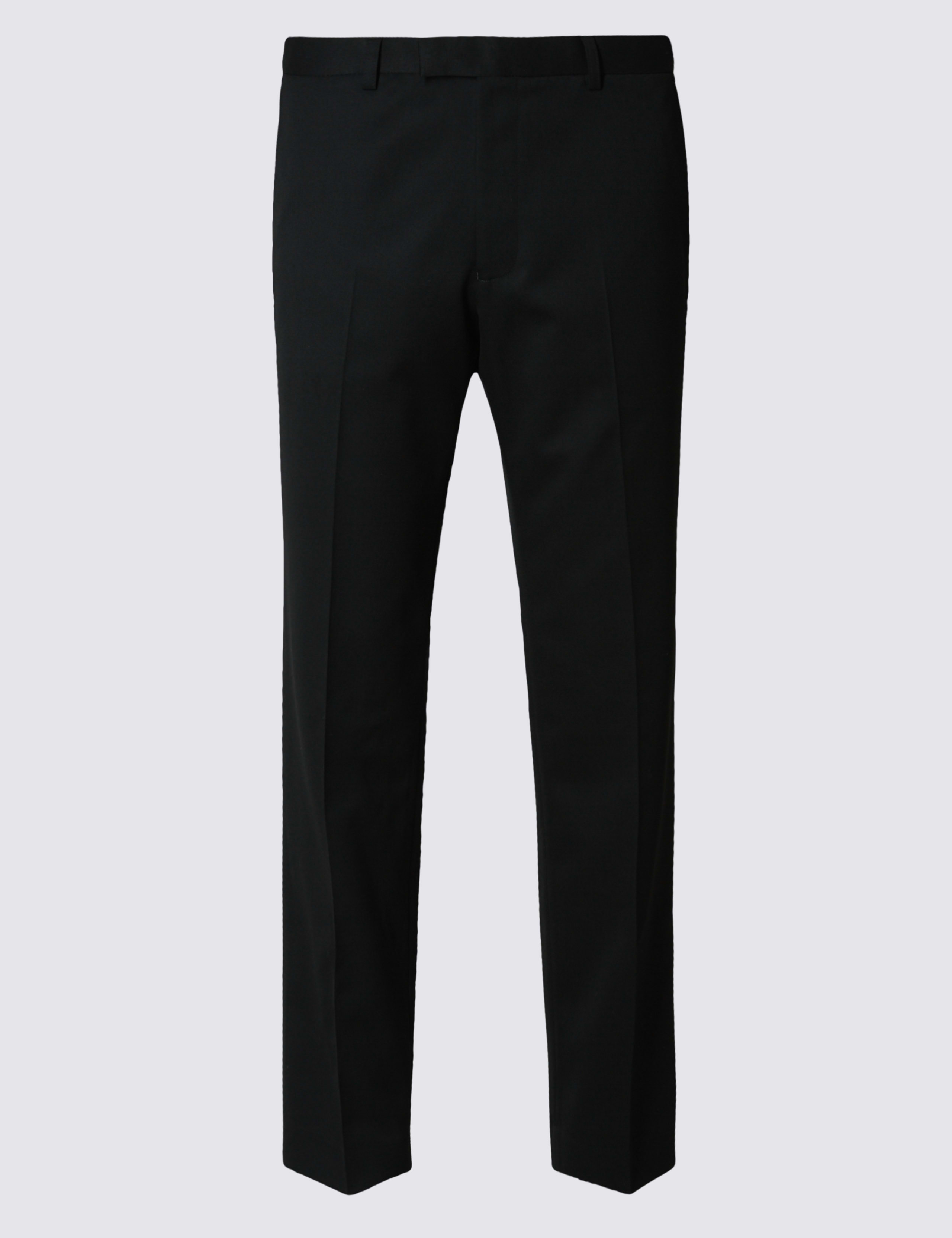Black Regular Fit Trousers 2 of 5